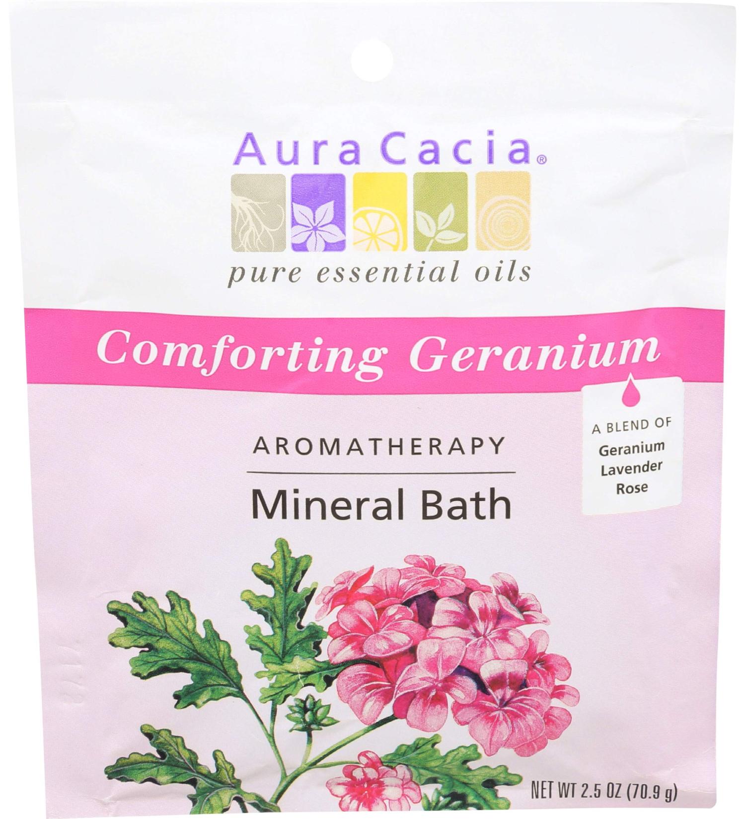 Aura Cacia Heart Song Aromatherapy Mineral Bath - 2.5 oz - Buy Online on GoSupps.com
