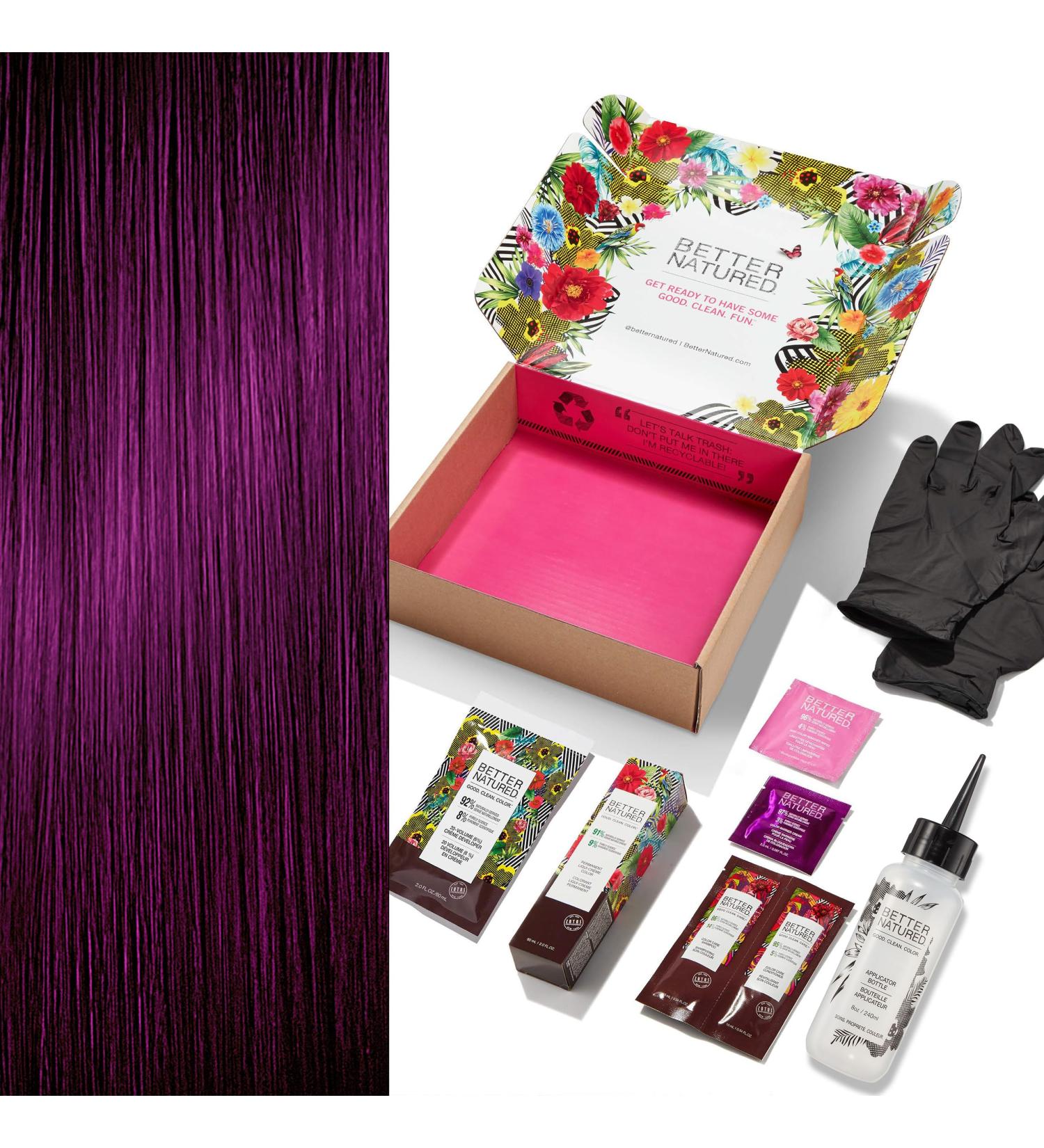 4VV Medium Intense Violet Permanent Hair Color Kit - Long-Lasting Radiant Color Includes Developer Barrier Cream Gloves & More - Perfect for International Shipping - Buy Online on GoSupps.com