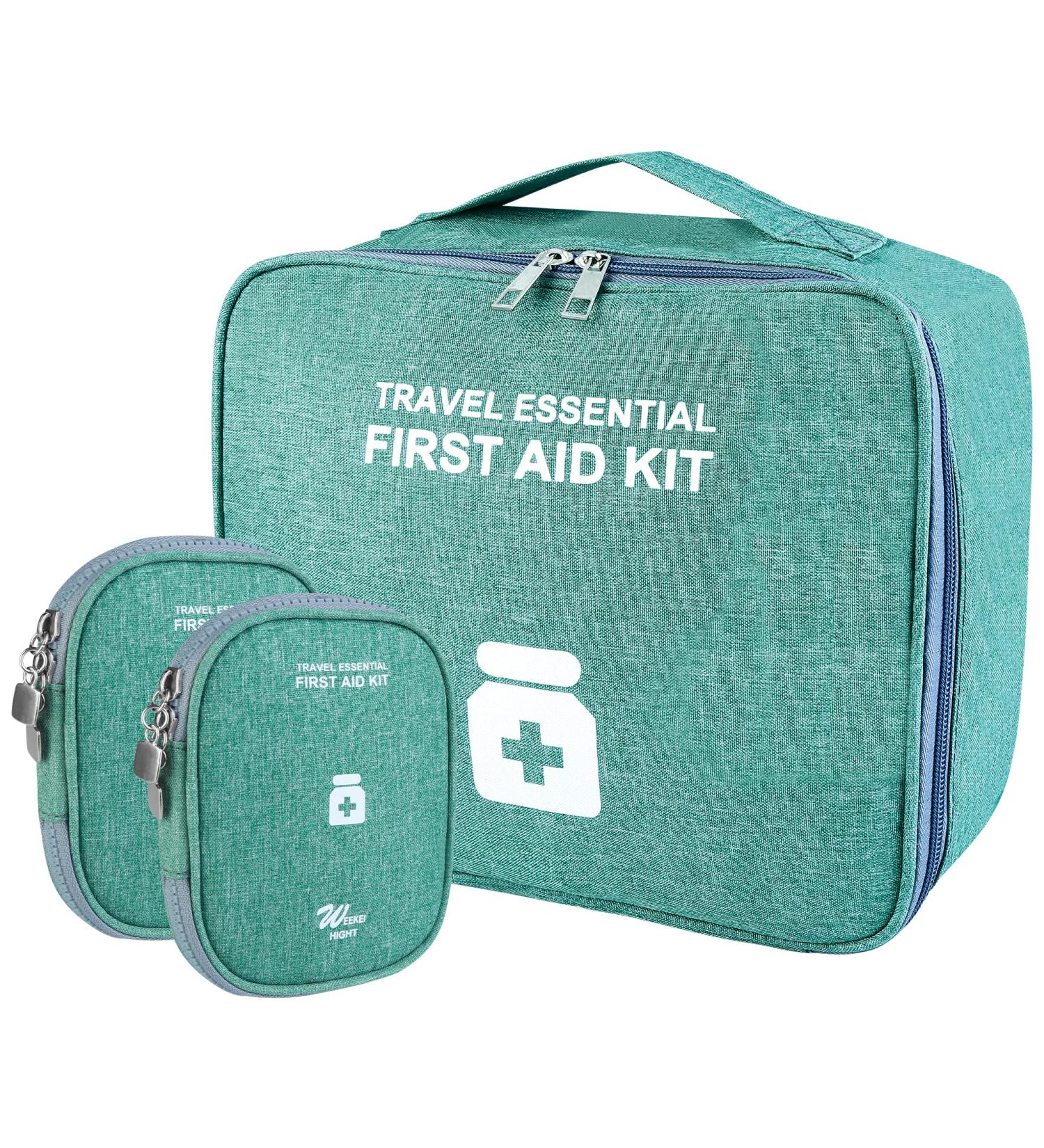 Medicines Bag for Travel - 3 Piece Large Capacity Medication Storage & First Aid Bag for Home Office & Outdoor Use - Buy Online on GoSupps.com