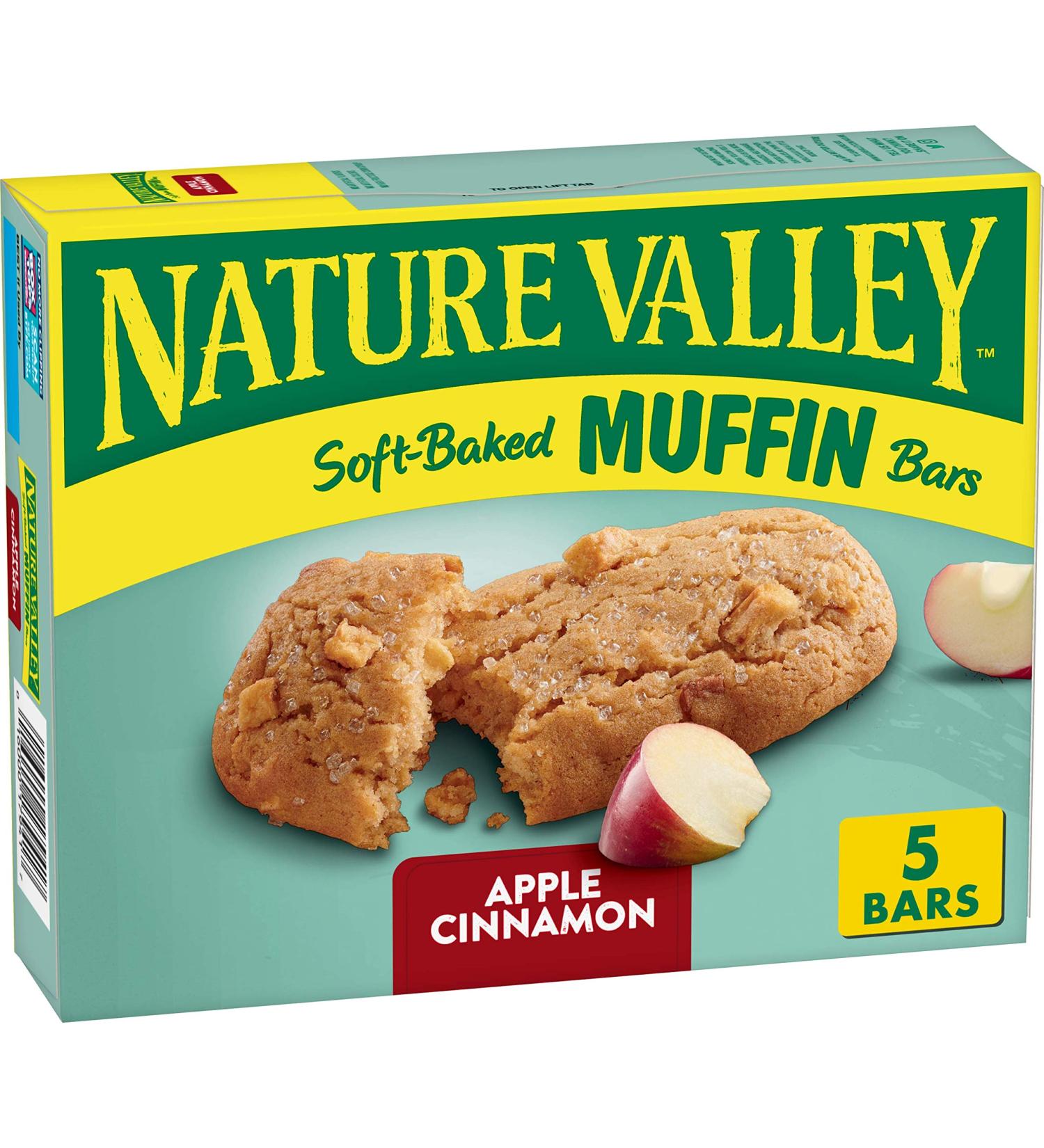 Nature Valley Soft-Baked Muffin Bars Apple Cinnamon 6.2 oz 5 ct - Pack of 6 - Buy Online on GoSupps.com