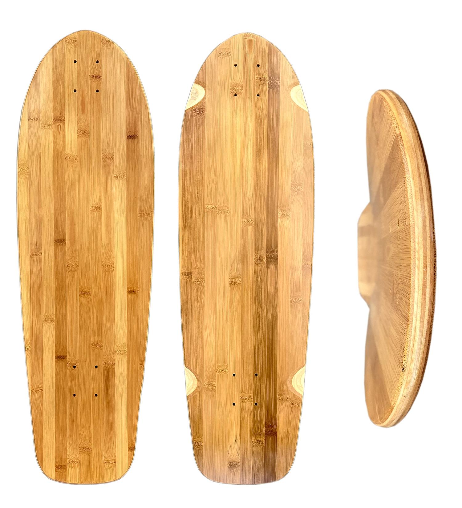 Lucid 33 Bamboo Old School Skateboard - Blank Longboard Deck - Buy Online on GoSupps.com