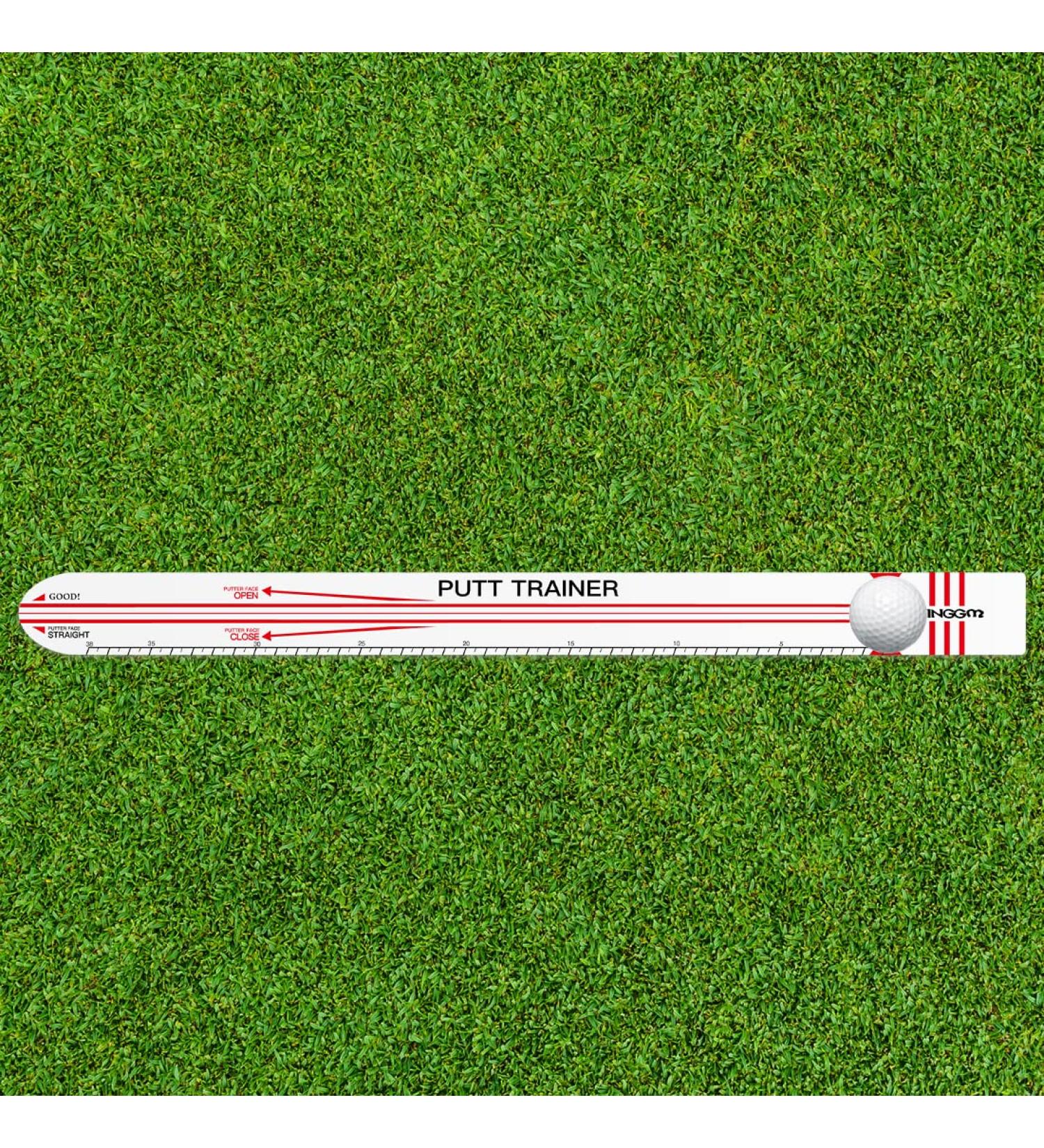 XINGGM Golf Putting Alignment Training Aid for Putting Green | Indoor & Outdoor Golf Putting Trainer Come with Golf Ball & Putting Ring Plastic Putting Alignment Rail - Buy Online on GoSupps.com