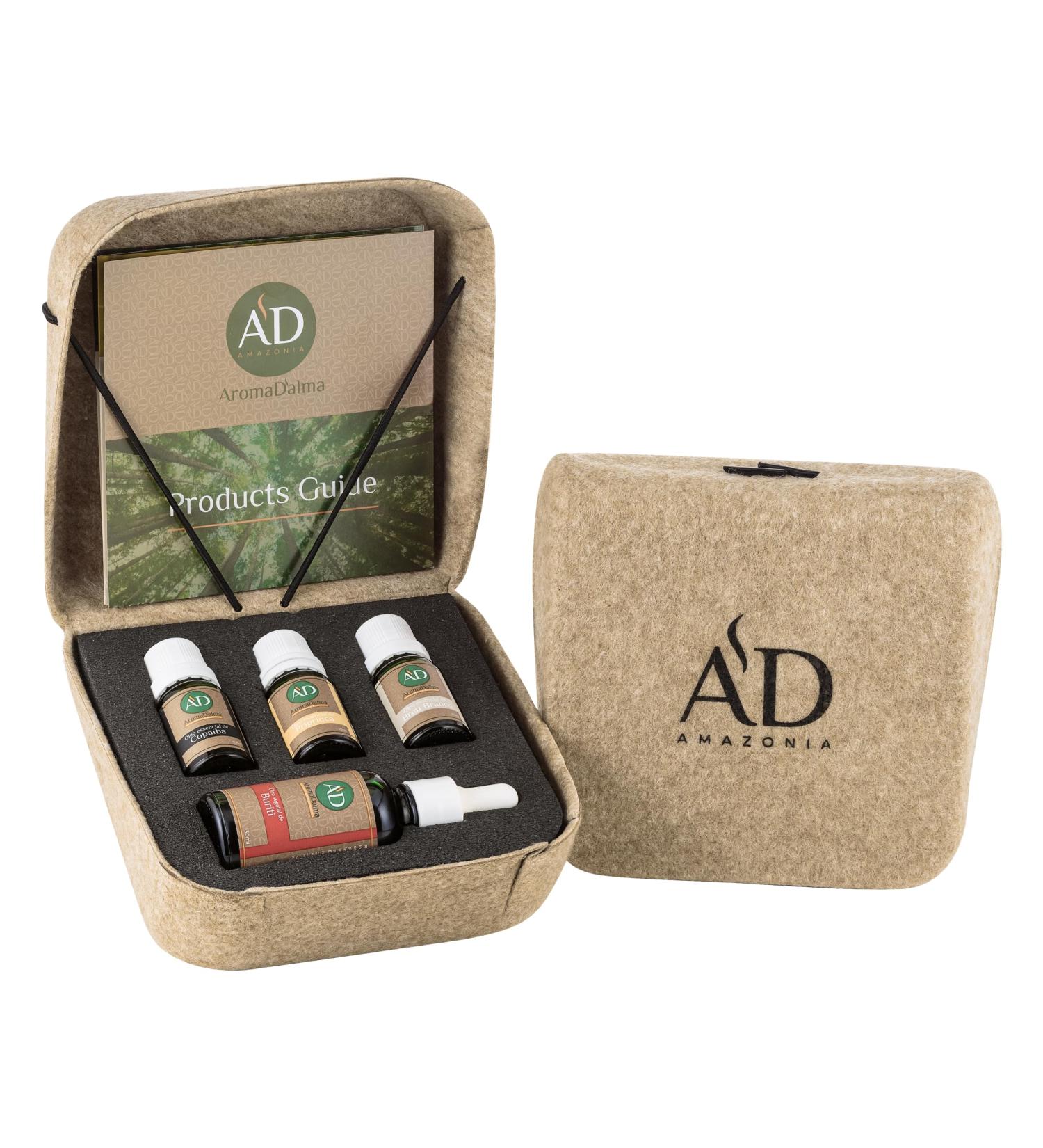 Amazonian Rainforest Essential Oil Kit Breu Branco Copaiba & Priprioca | 4 Pure Oils 2 Ounces | Sustainable Traditional Healing Gift Set - Buy Online on GoSupps.com