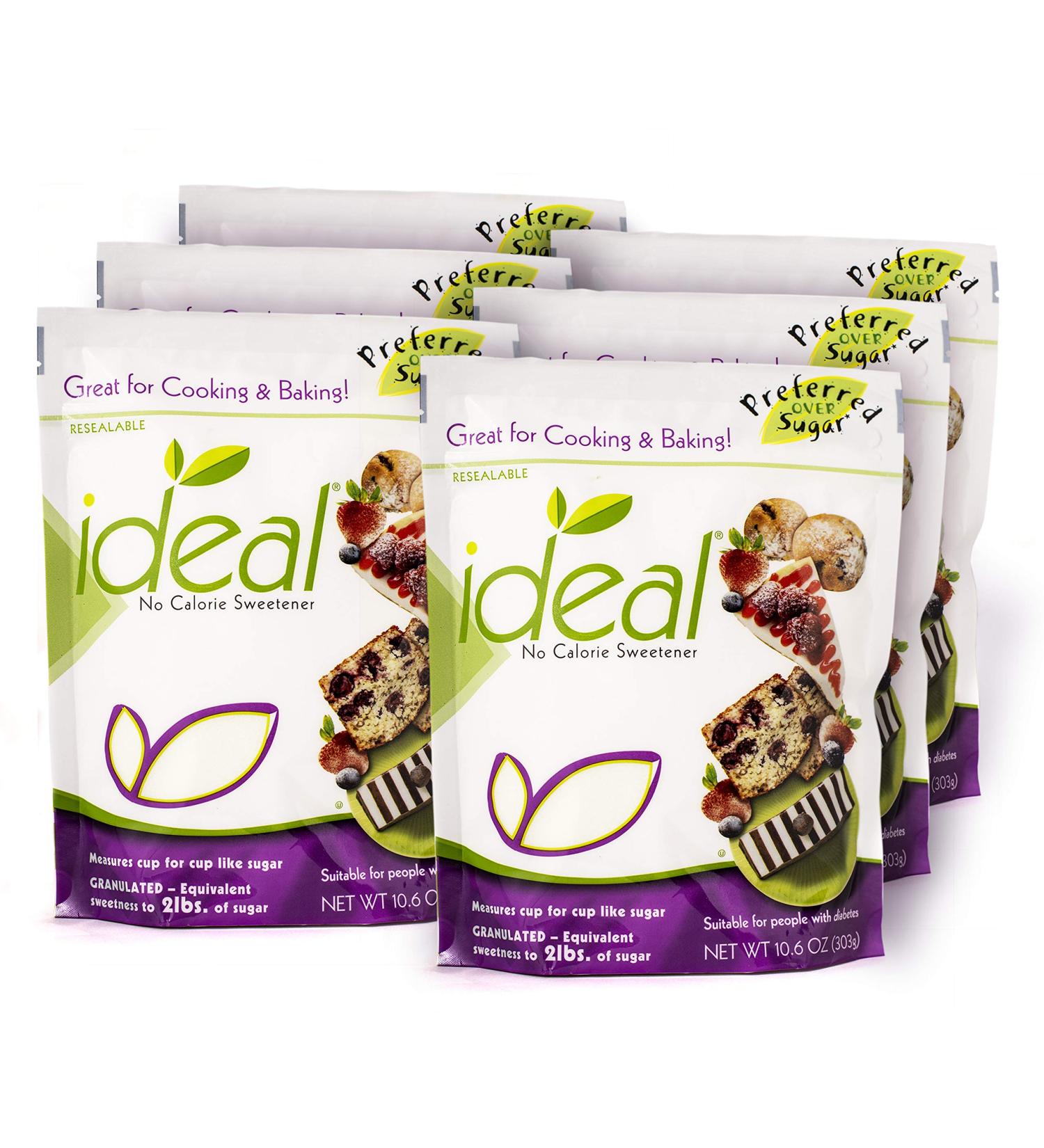 No Calorie Xylitol Sweetener - Natural, Non GMO, Keto Friendly - Bulk Granulated Sugar Substitute, 10.6 oz Per Pouch (Pack of 6) - Buy Online on GoSupps.com