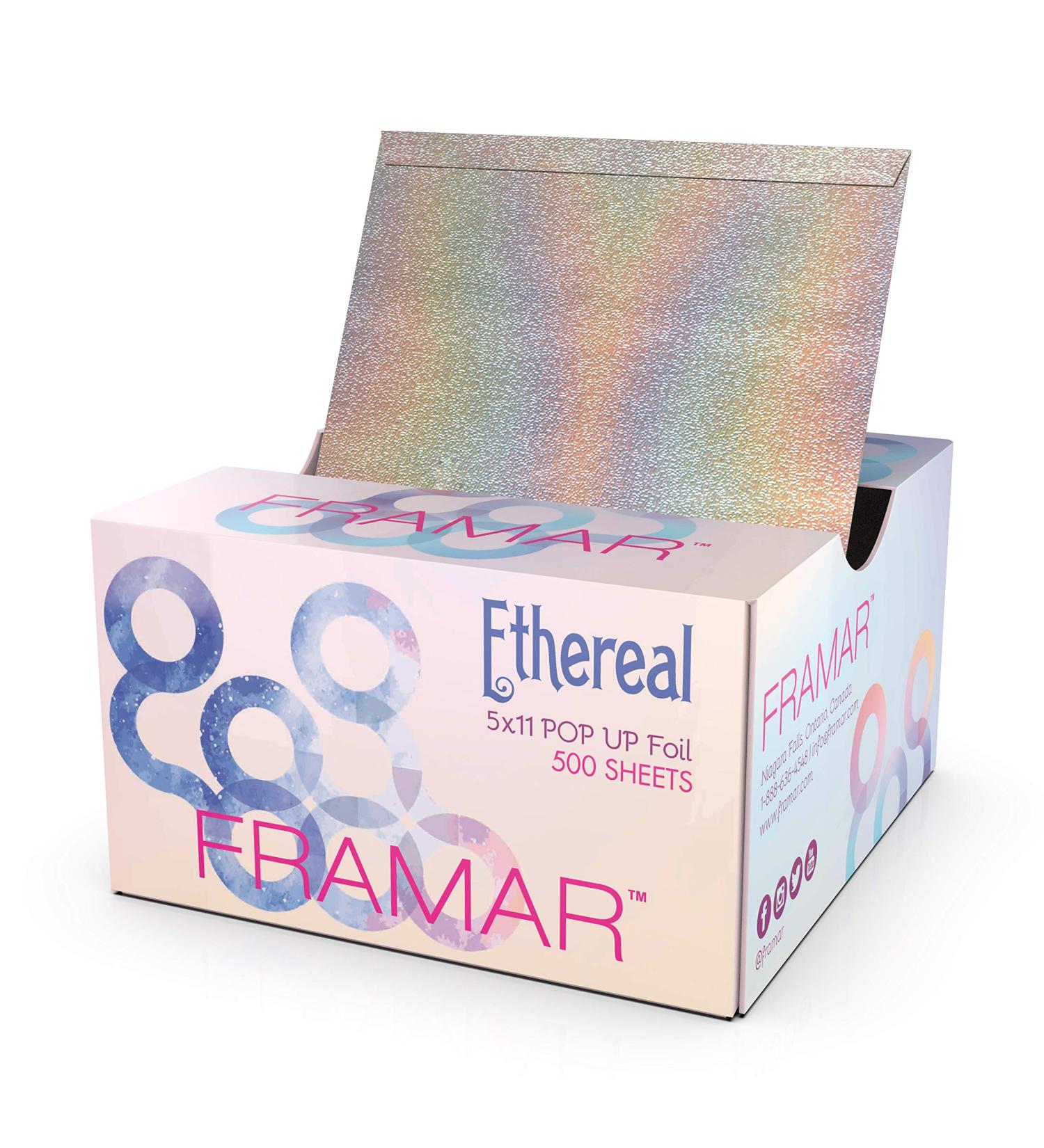 Framar Ethereal Pop Up Hair Foil - 500 Aluminum Foil Sheets for Highlighting - Buy Online on GoSupps.com