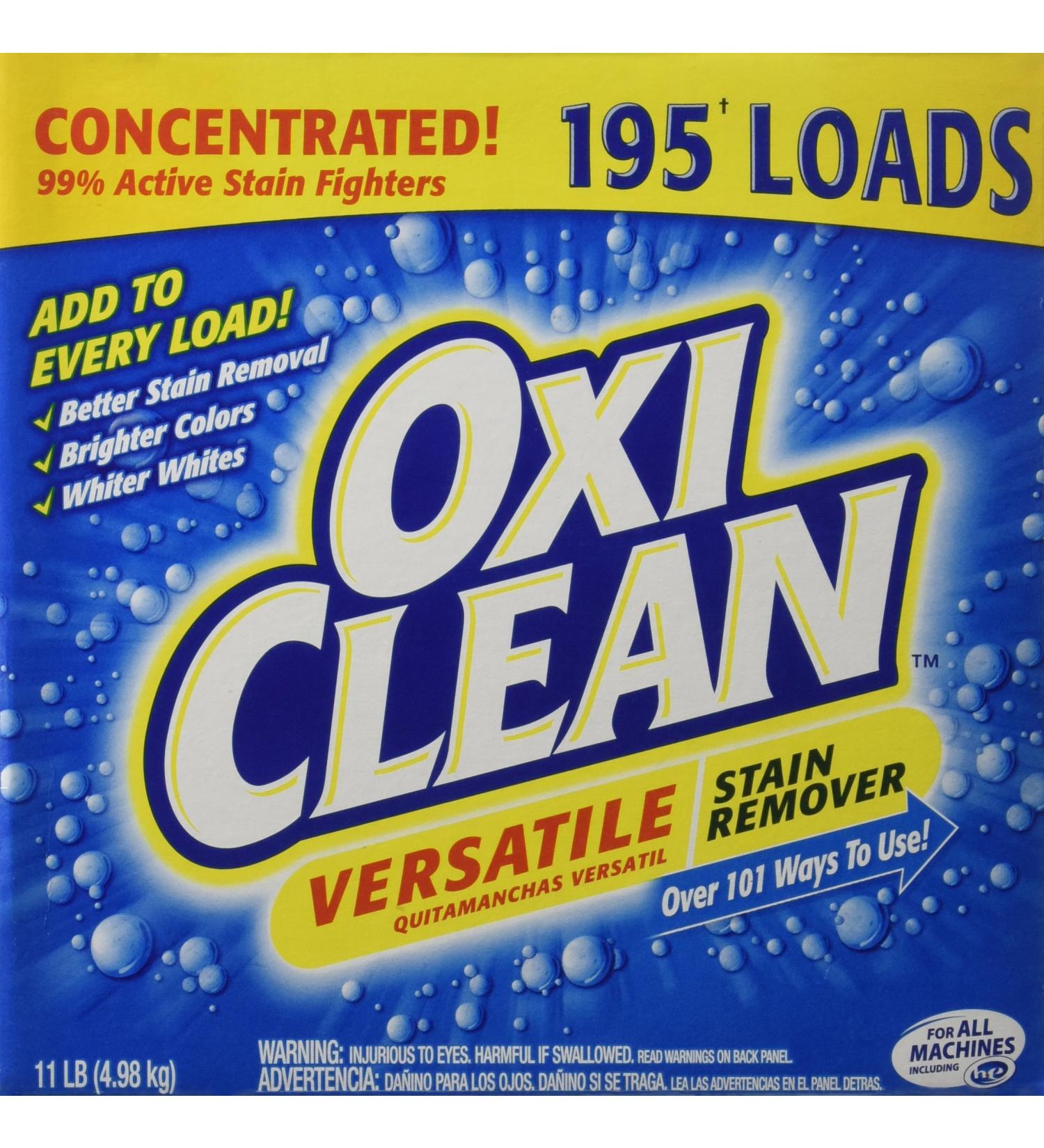 OxiClean Versatile Stain Remover 11 lbs - 195 Loads | Effective Stain Treatment for All Fabrics - International Shipping Available - Buy Online on GoSupps.com