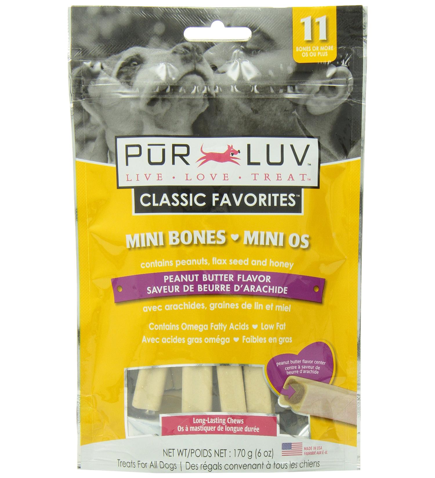 Sergeants PurLuv Peanut Butter Mini Bones 6-Ounce - Buy Online on GoSupps.com