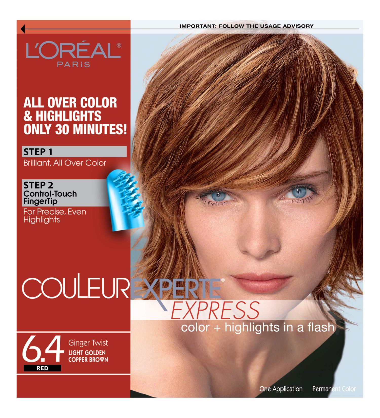LÃ¢â¬â¢OrØ£Â©al Paris Couleur Experte 2-Step Hair Color & Highlights Kit - Ginger Twist | Home Hair Dye - Buy Online on GoSupps.com