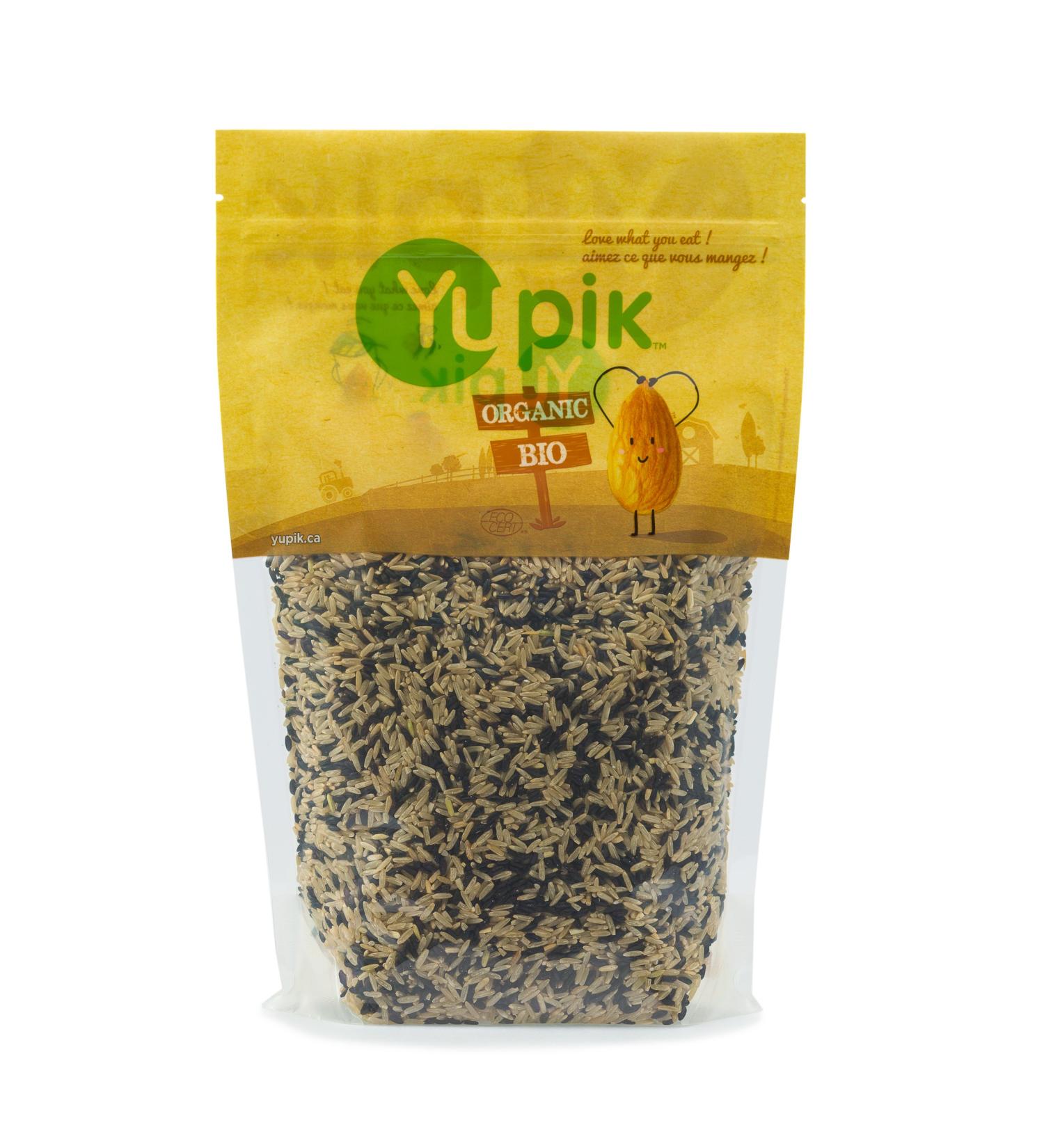 Yupik Organic Ancient Black Rice Blend 2.2 lb - Non-GMO, Vegan, Gluten-Free - Buy Online on GoSupps.com