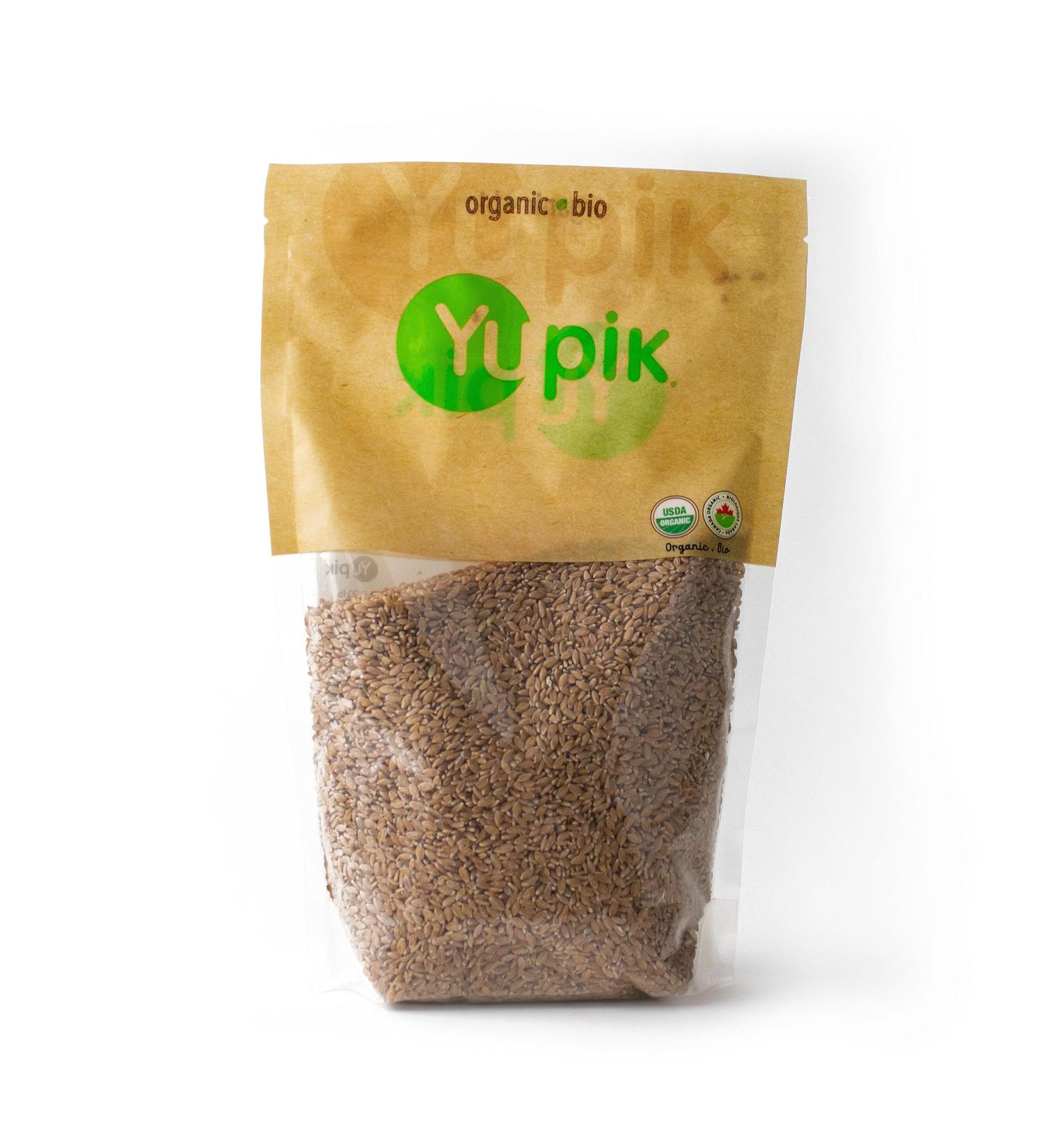 Yupik Organic Whole Einkorn 1 kg Gluten-Free Non-GMO Whole Grains - Buy Online on GoSupps.com