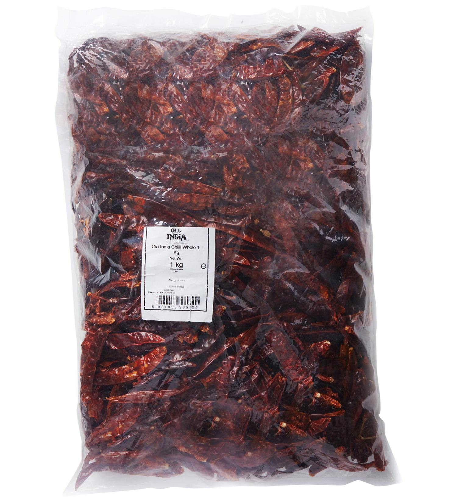 Old India Chilli Whole 1 Kg 1kg