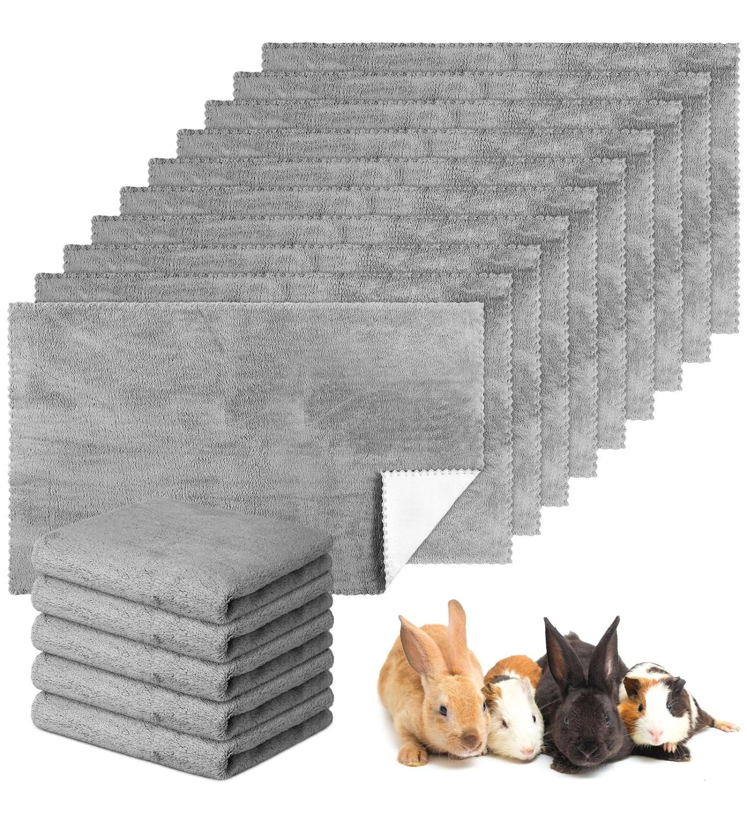 Washable Dog & Small Animal Pee Underlay - Waterproof Pet Cage Inserts 35x22 inches - Grey Reusable Cover - Buy Online on GoSupps.com