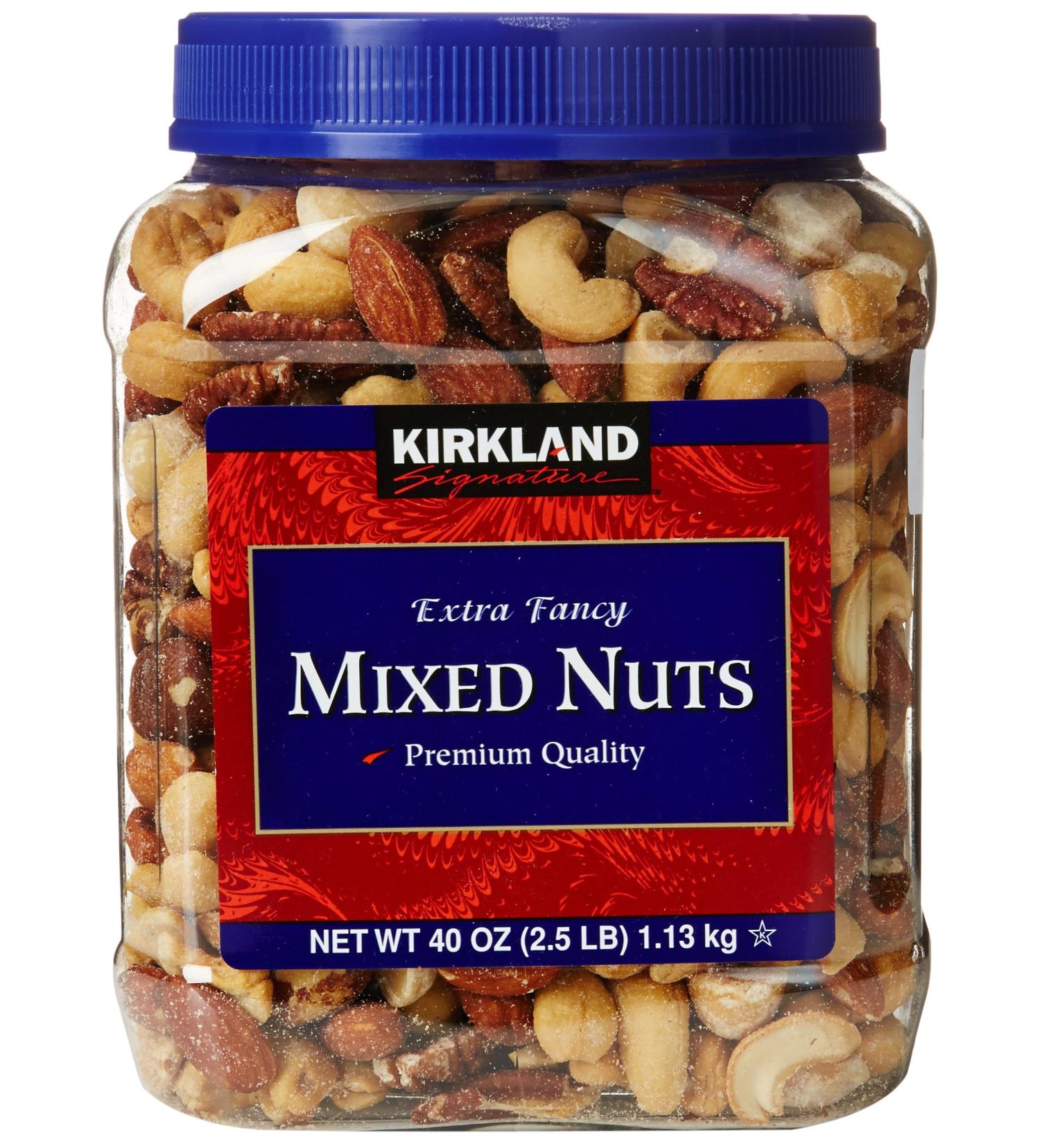Signature Kirkland Fancy Mixed Nuts 40oz - Premium Quality Assorted Nuts - Buy Online on GoSupps.com