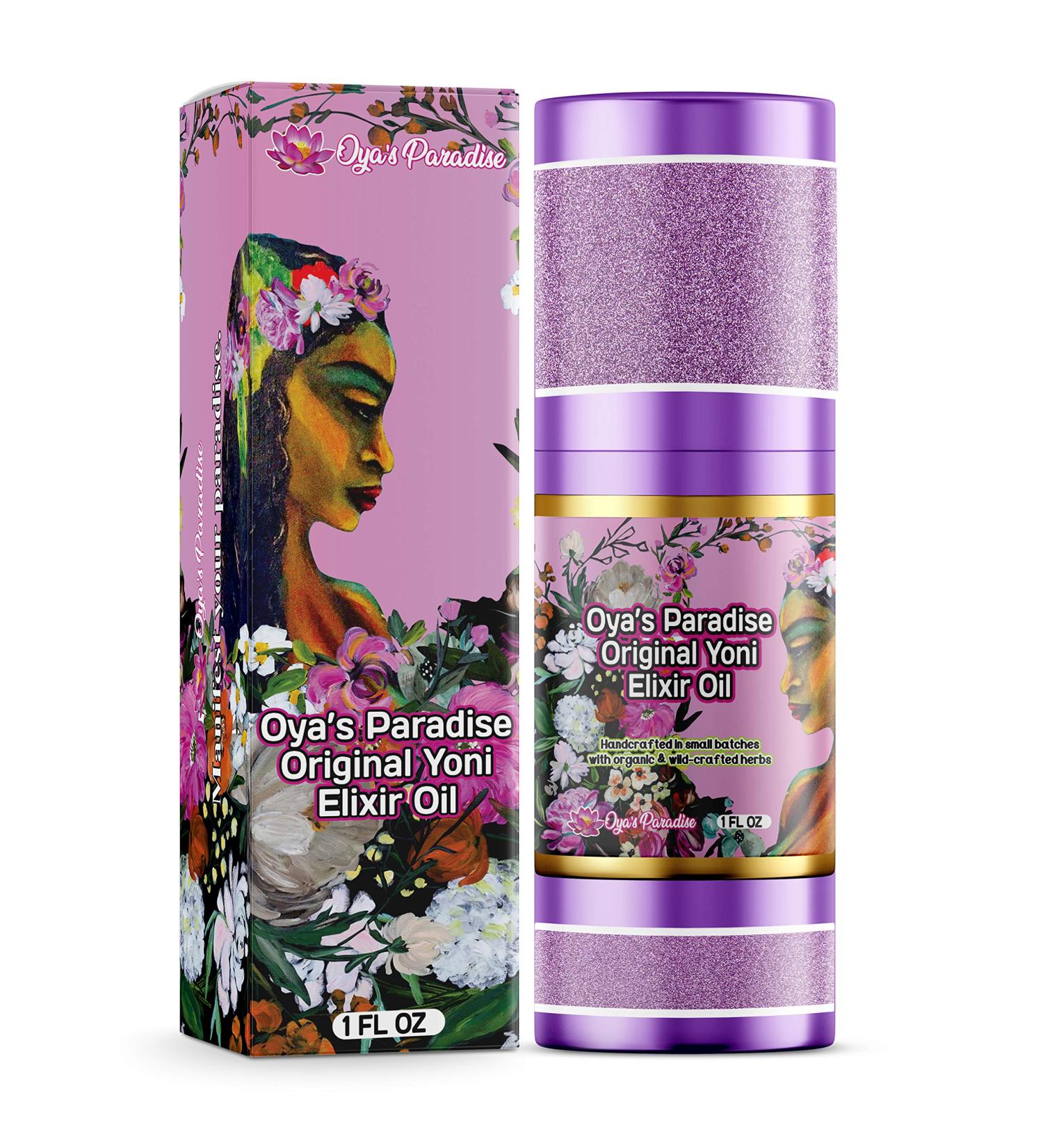 Oya's Paradise Original Yoni Elixir Oil - All-Natural Feminine Moisturizer for Healing, Toning, and Balancing Your Sacred Place - Buy Online on GoSupps.com