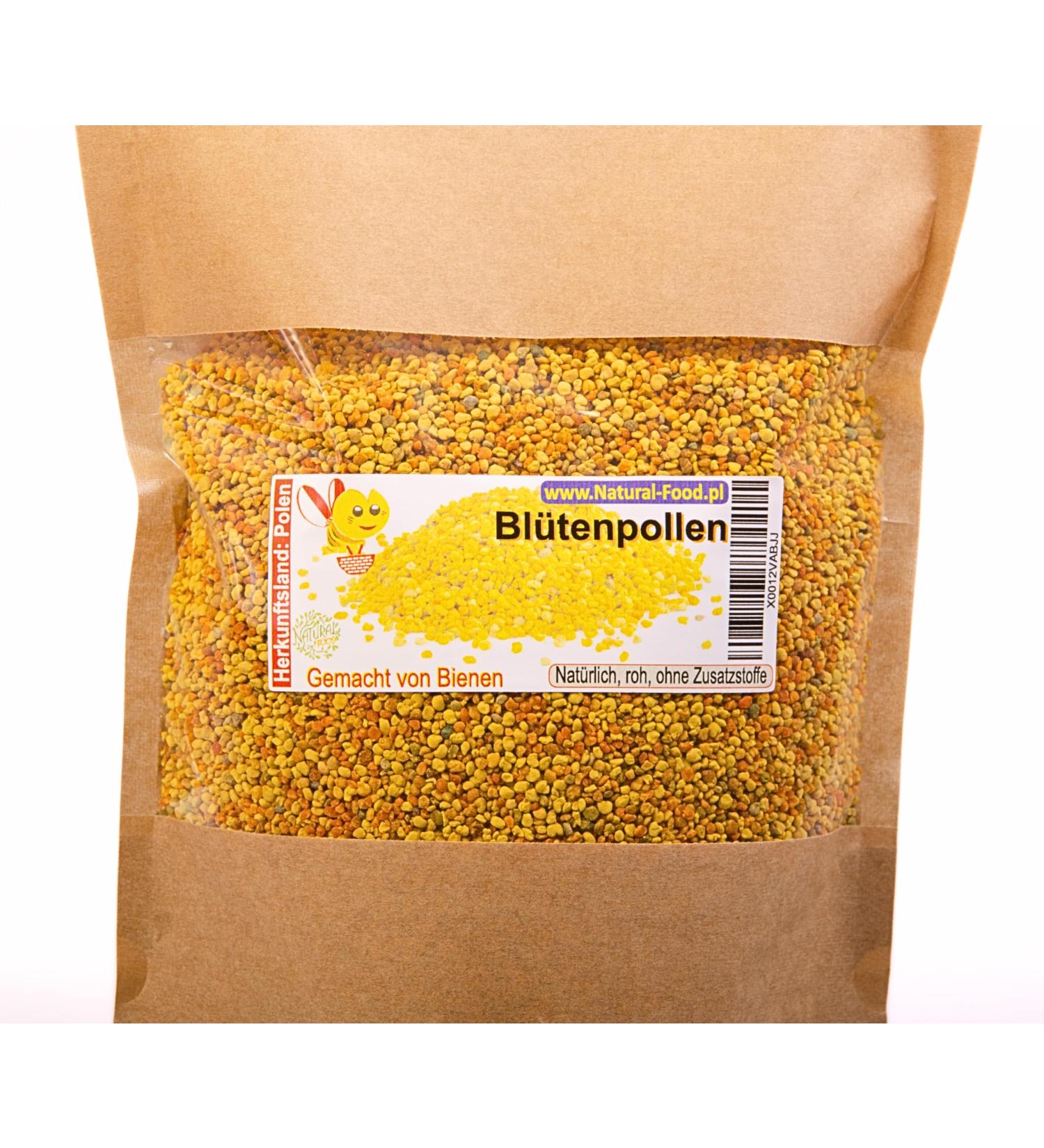 Natural Food Pollen Bee pollen 1 kg from Poland PREMIUM Natural raw without any additives Produced by bees 1kg 1er Pack - Buy Online on GoSupps.com