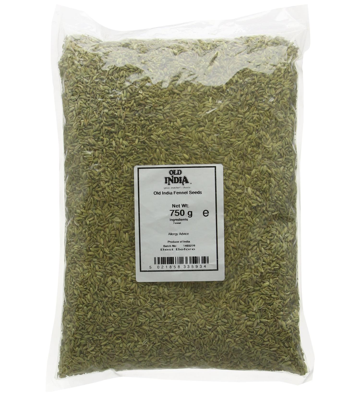 Old India Fennel Seeds 750g - Premium Quality Fennel Seeds for Cooking and Baking - Buy Online on GoSupps.com