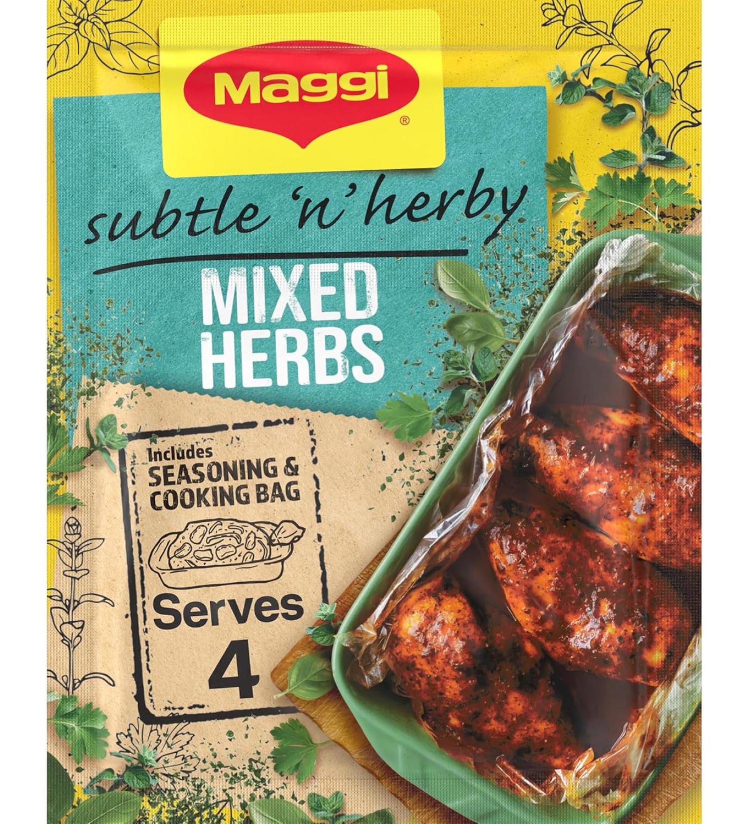 Maggi So Juicy Mixed Herbs Chicken Seasoning 30g - Flavorful and Easy Seasoning Mix - Buy Online on GoSupps.com