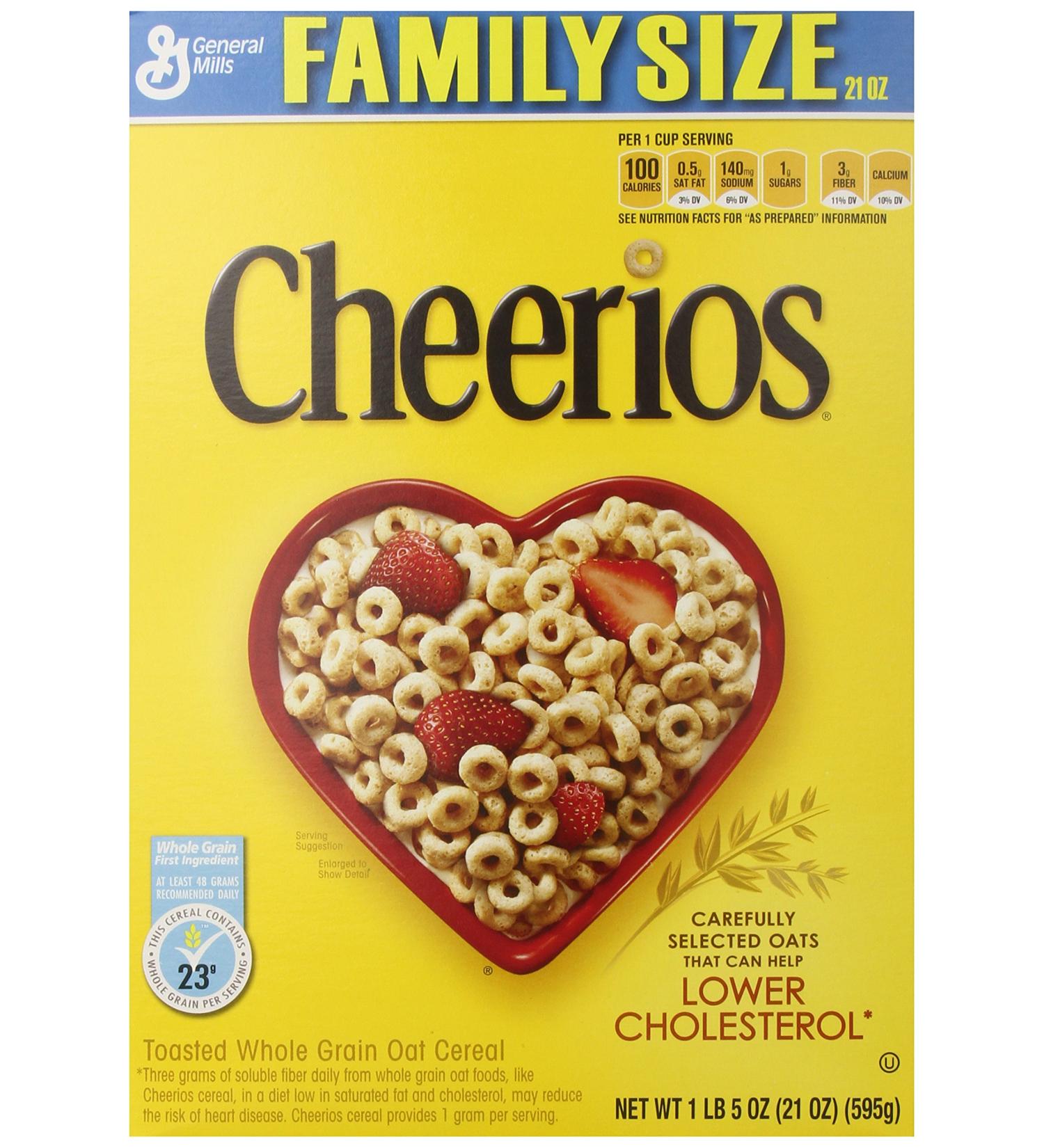 Cheerios Gluten-Free Family Size 21 oz. Cereal Box (Pack of 2) - Delicious Breakfast Cereal - Buy Online on GoSupps.com