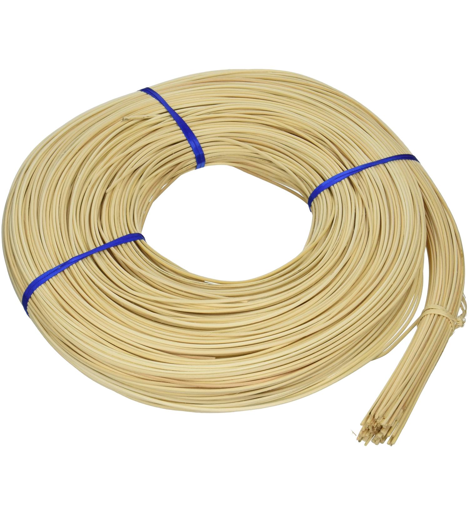 Commonwealth Basket Round Reed 3 2-1/4mm 1-Pound Coil  Approximately 750-Feet Approximately 750'