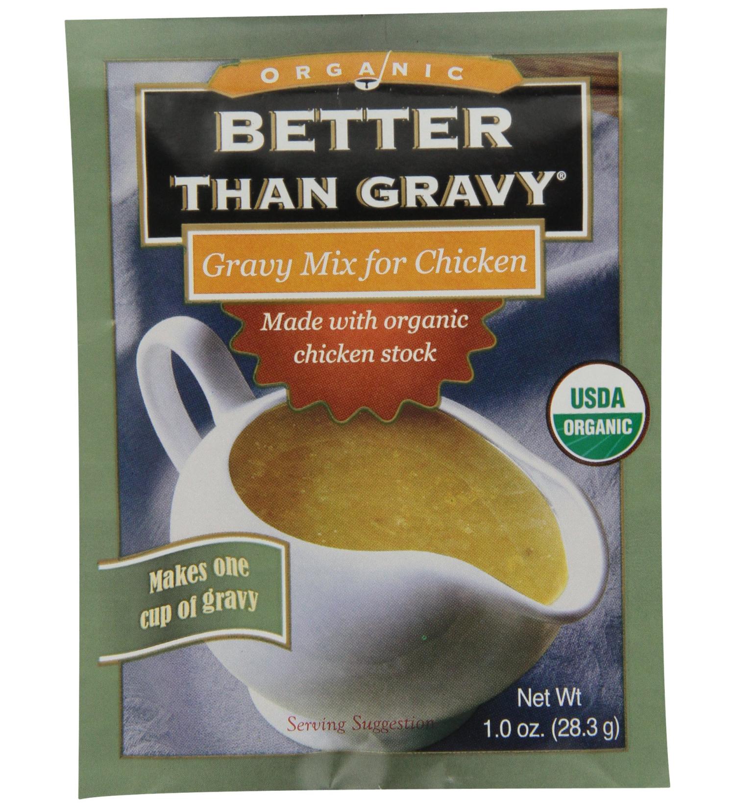 Superior Organic Chicken Gravy Mix - Better Than Gravy, 1.25 oz (Pack of 12) - Buy Online on GoSupps.com