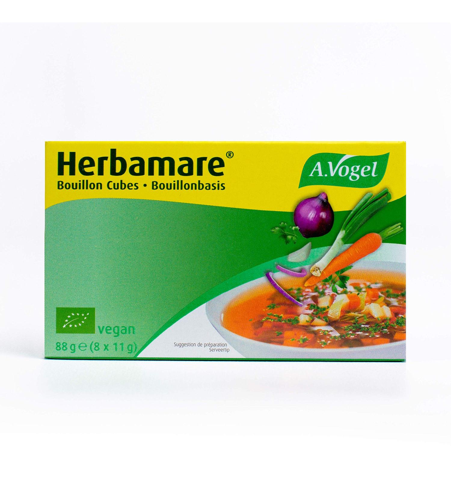 A. VOGEL - Herbamare Cubes - Organic Vegetable Cube Broth - Vegan and Gluten Free - 8x11g - Made in Switzerland. - Buy Online on GoSupps.com