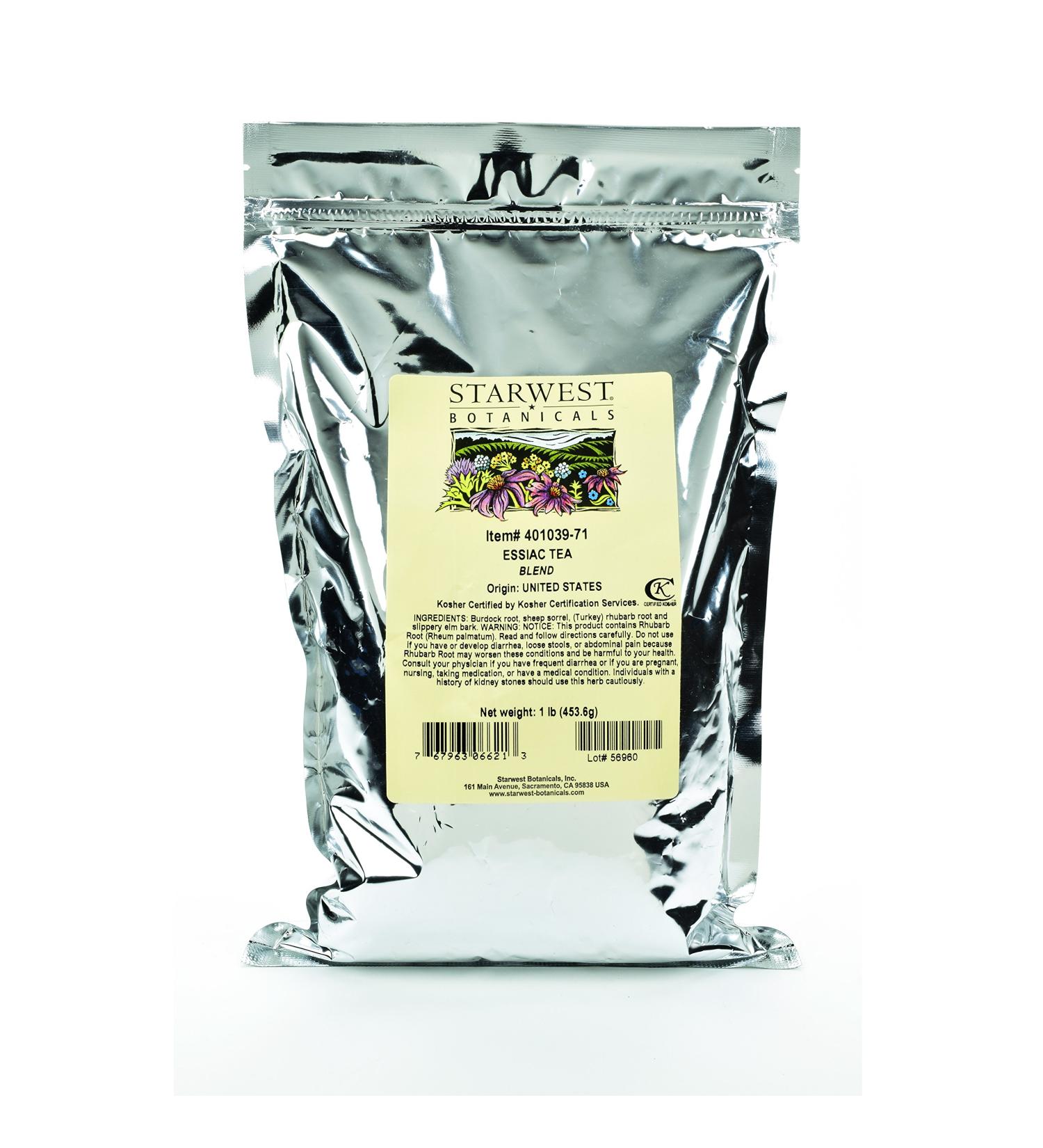 Starwest Botanicals Essiac Tea, 1 Pound