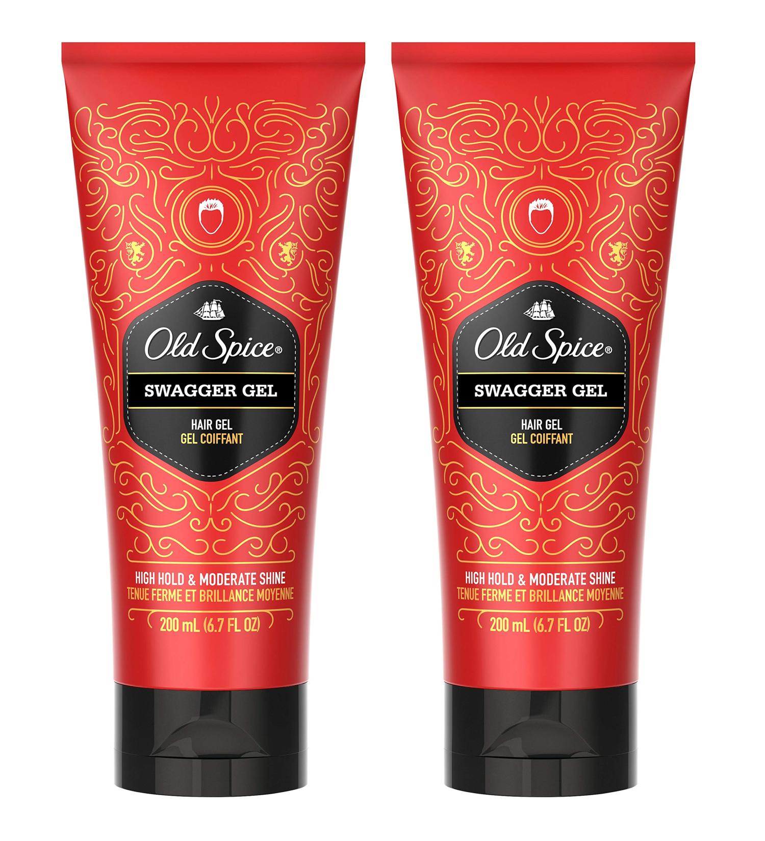 Old Spice Men's Hair Gel Twin Pack - 6.7 oz, Long Lasting Hold - Buy Online on GoSupps.com