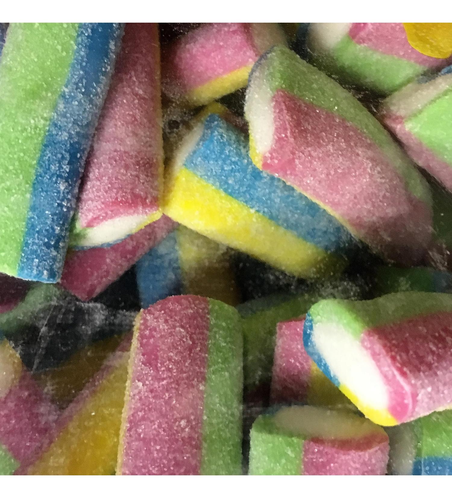 Sweets Mini fizzy Tutti Fruity Pencils/Canble Pieces Halal (200g) - Buy Online on GoSupps.com