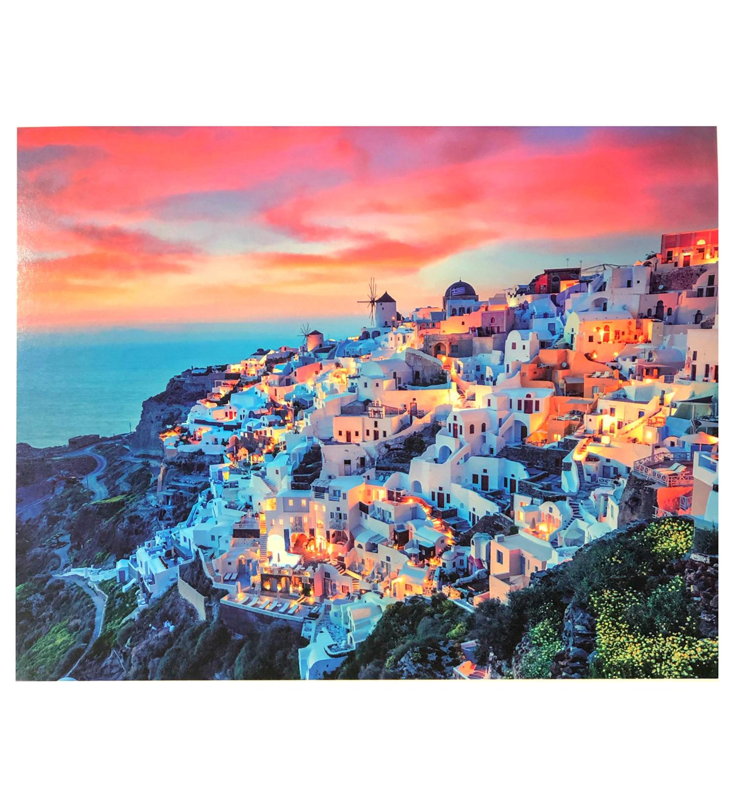 Santorini Sunset Jigsaw Puzzle 1000 Pieces by Page Publications - Fun for Adults, Teens, and Kids - Buy Online on GoSupps.com