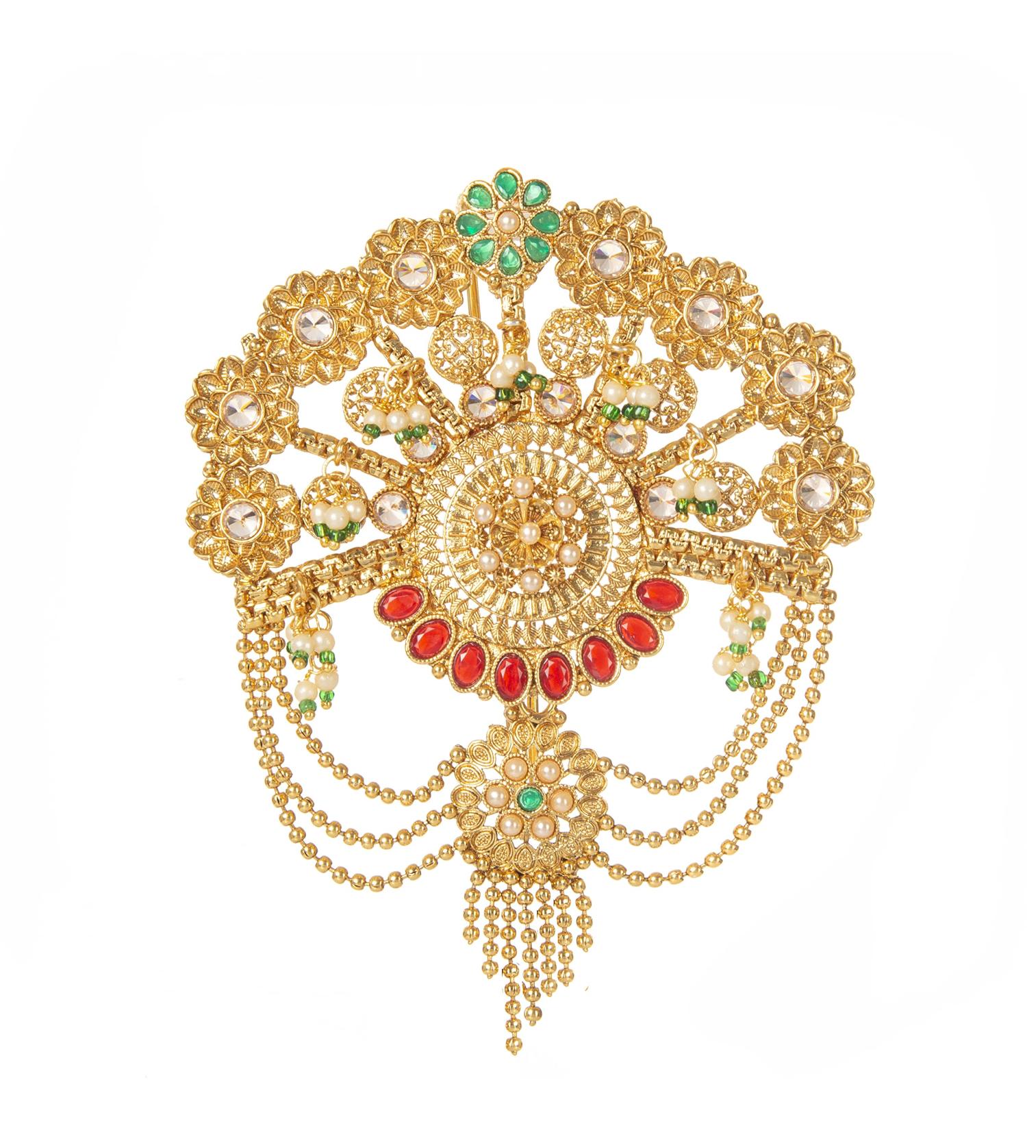 Indian Style Hair Pin for Buns and Braids Decoration - Set of 7 - Buy Online on GoSupps.com