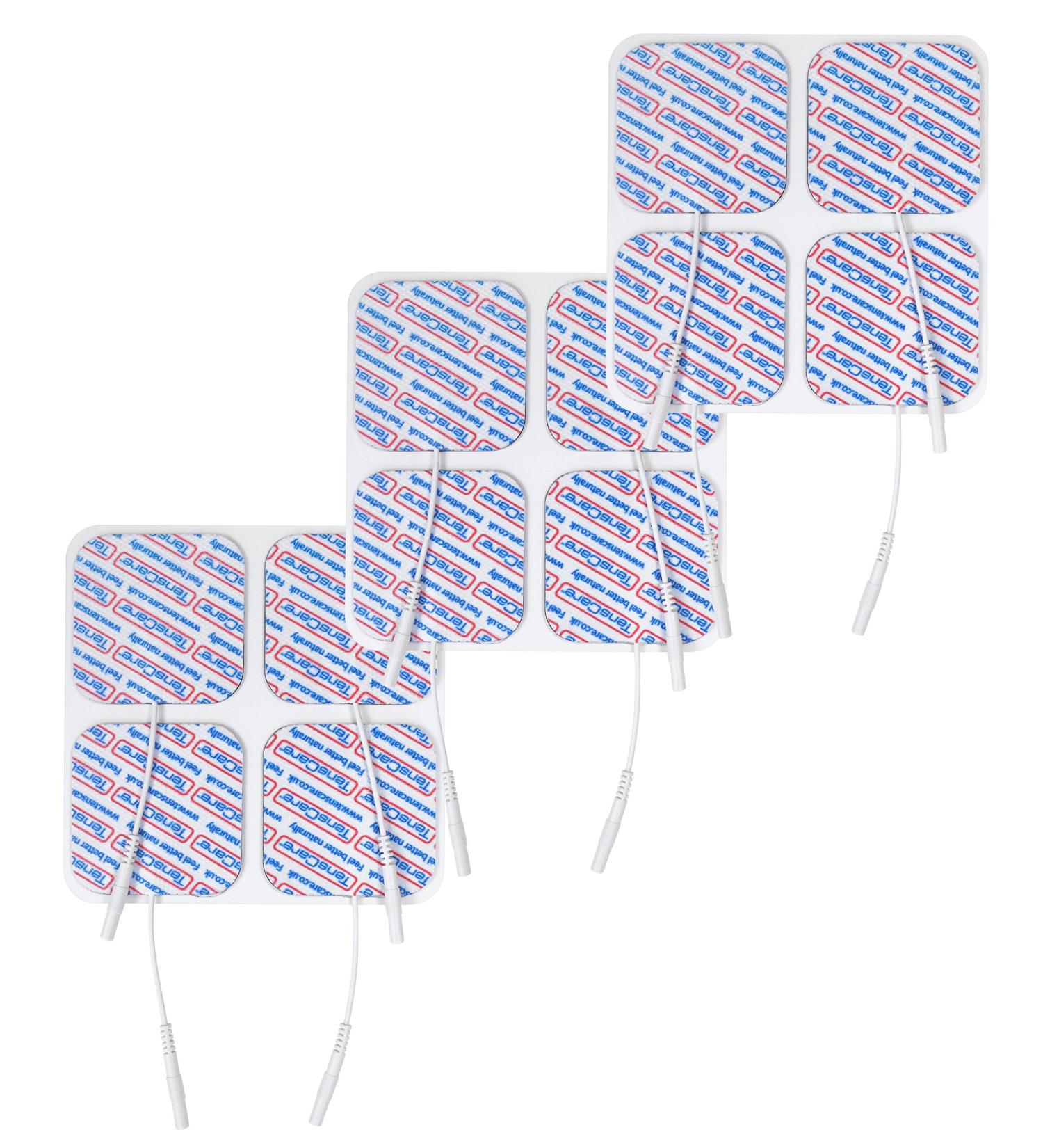 TensCare Skin-Friendly Extra Gentle Blue Gel Electrode Pads for Sensitive Skin - 50 x 50mm 3 Packs of 4 - Buy Online on GoSupps.com