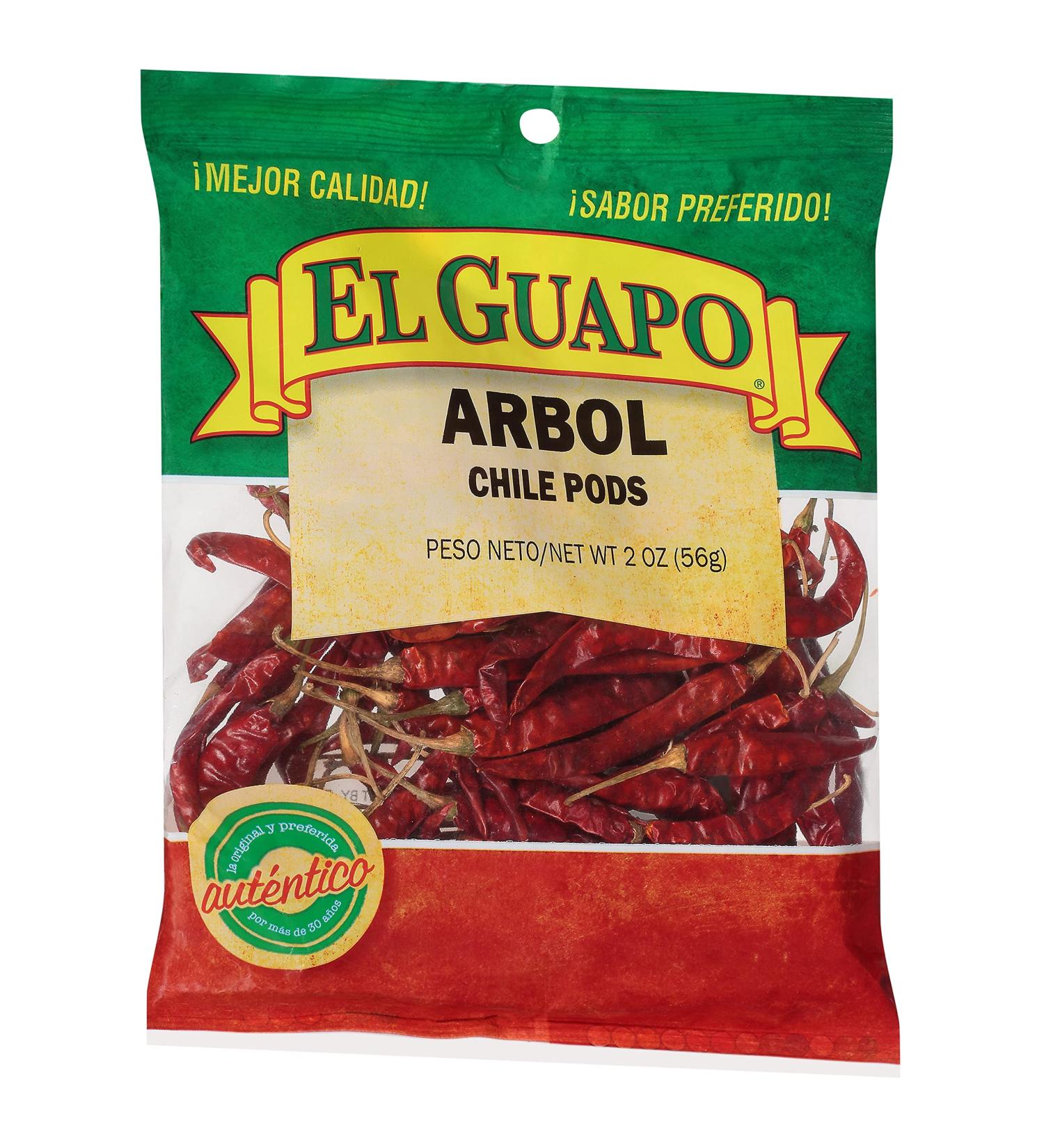 El Guapo Arbol Chile Pods 2 oz - Premium Quality Spice Pods - Buy Online on GoSupps.com