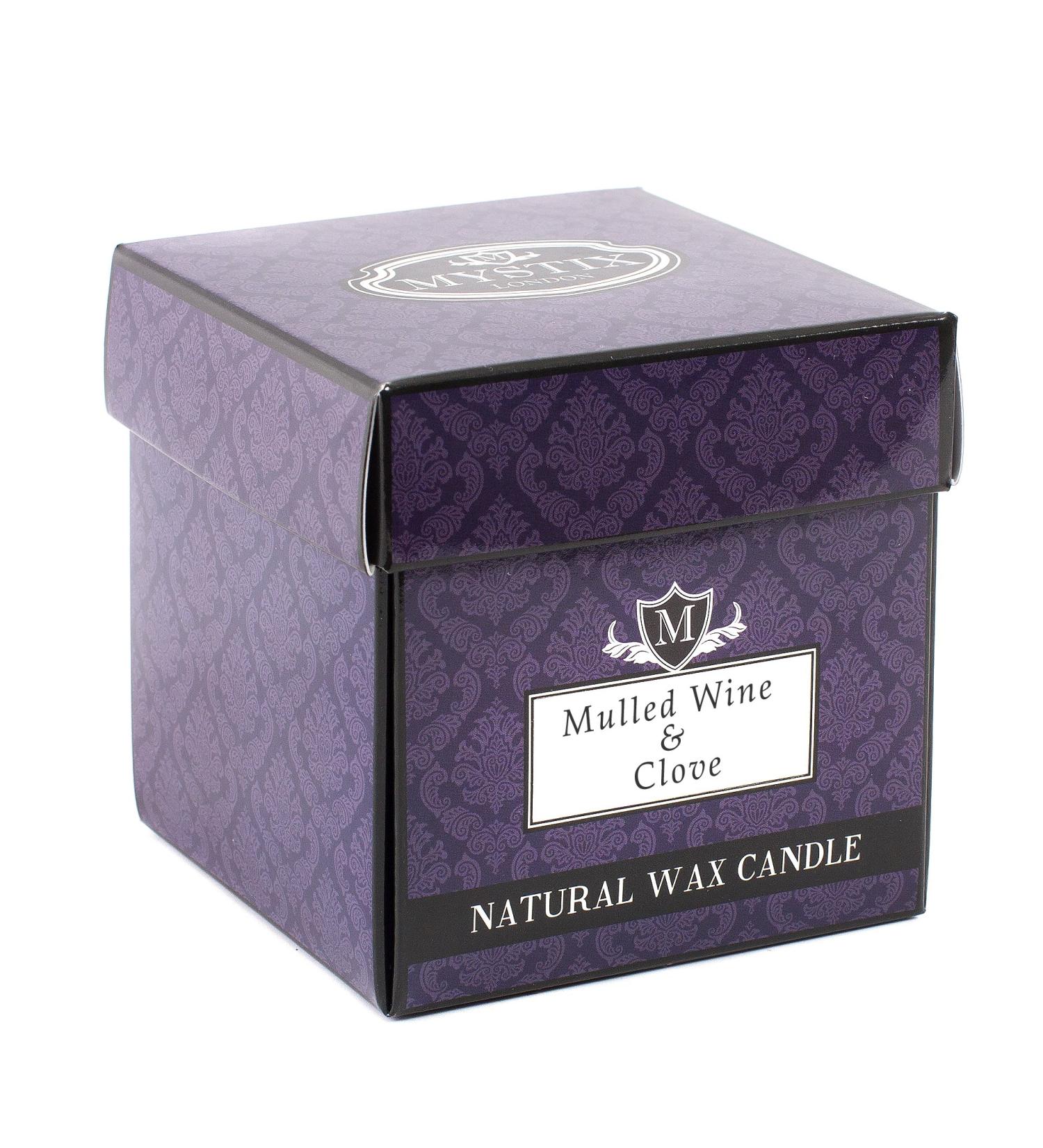 London Mulled Wine & Clove Scented Candle - Large 29cl | Best Aroma for Home Kitchen Living Room & Bathroom | Perfect Gift | Reusable Glass Jar - Buy Online on GoSupps.com
