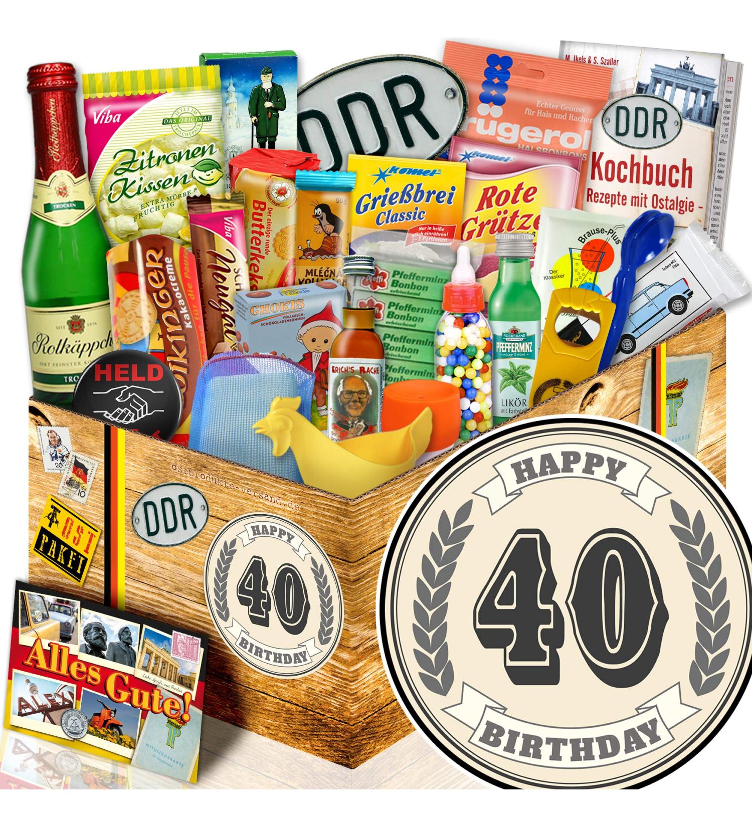 Eastern Products Supply 40th Birthday Gift Set - 24 Pieces GDR Packaging Perfect for Celebrations - Buy Online on GoSupps.com