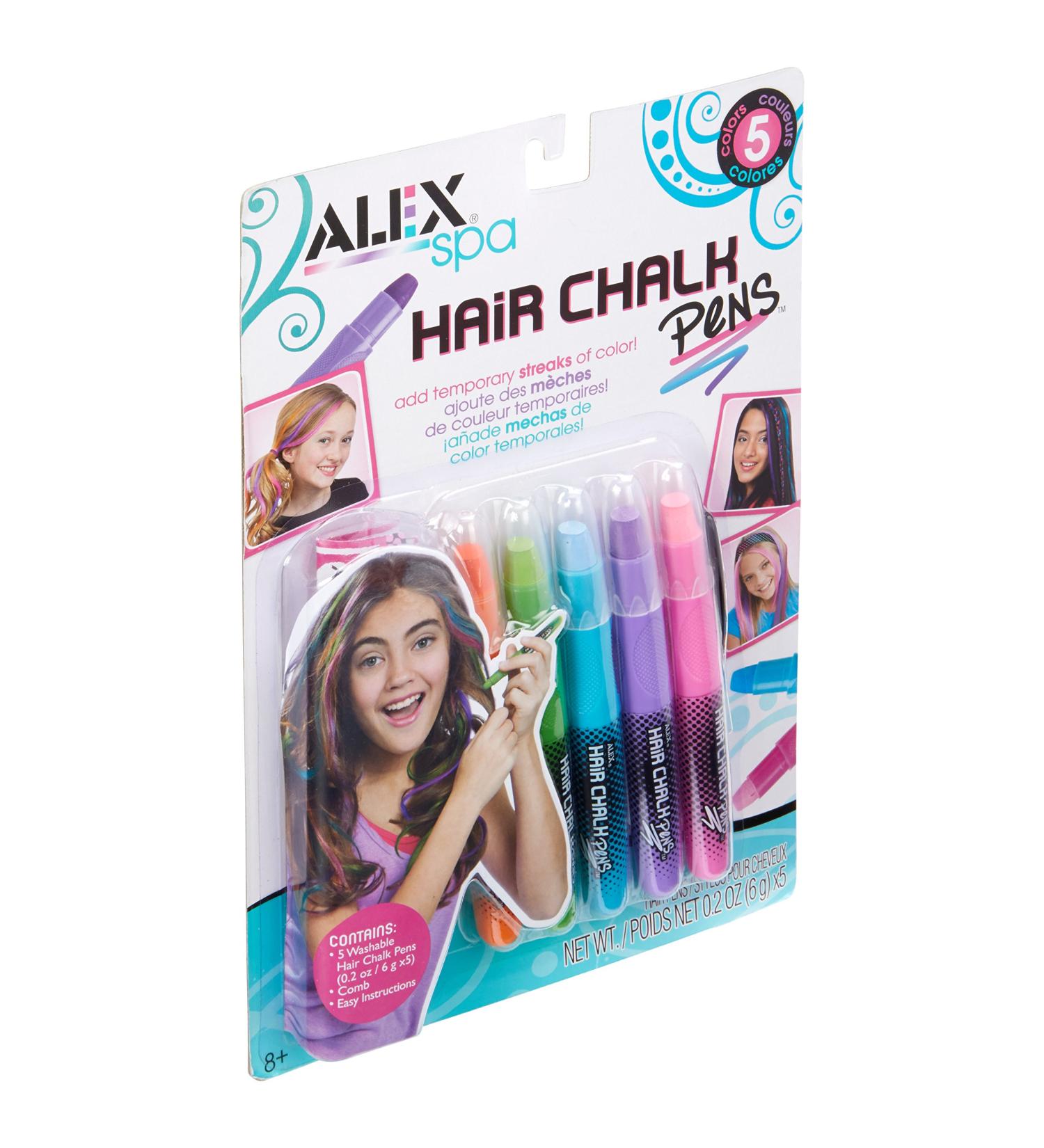 Alex Spa Hair Chalk Pens - Temporary Hair Color for Girls - Buy Online on GoSupps.com