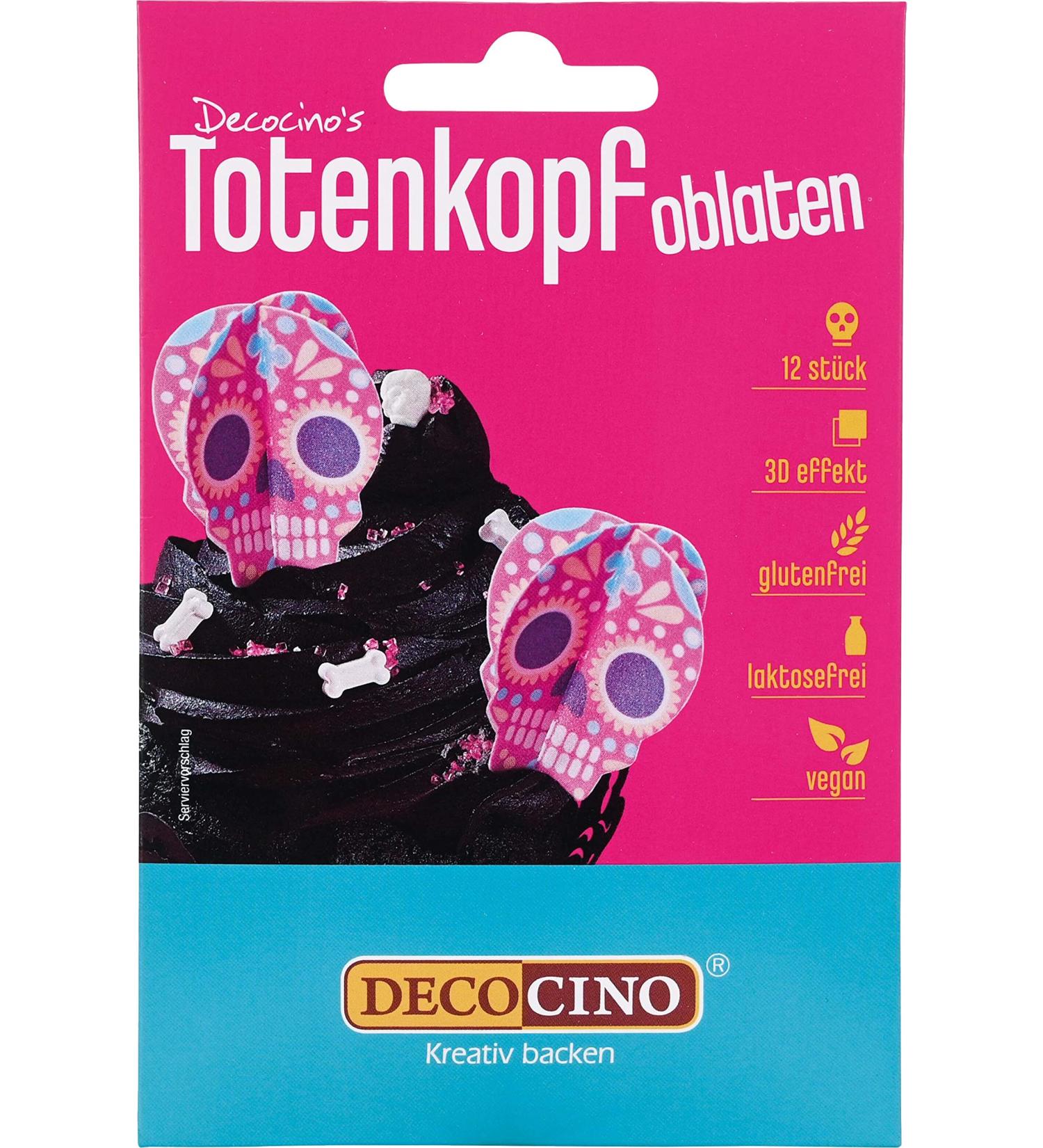 Buy Decocino Halloween Oblate Toten Heads - 3D Cake Muffin & Cupcake Decorations | International Shipping - Buy Online on GoSupps.com