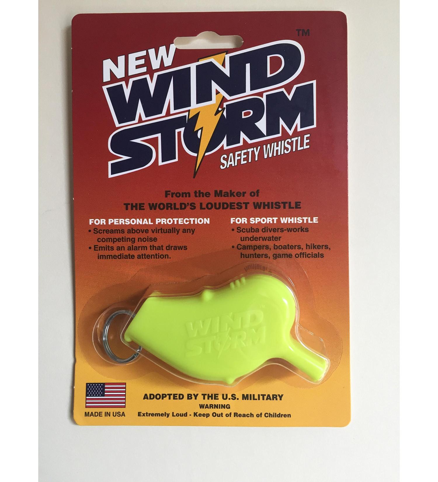 Windstorm Safety Whistle, Yellow