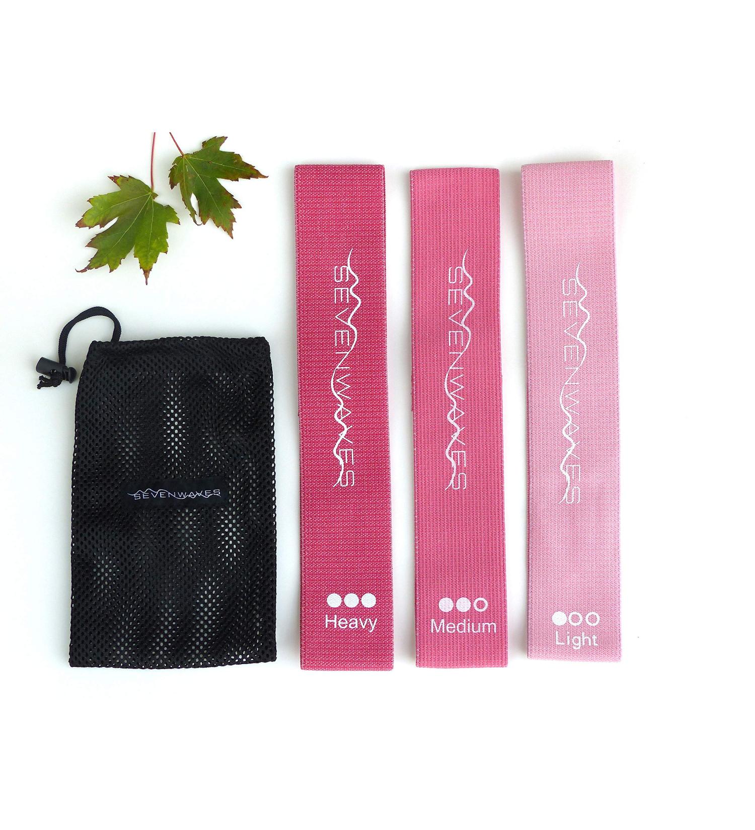 Resistance Exercise Bands Fabric Non Slip Hip Bands for Squats Legs Butt Thigh and Hip Workout 3 Piece Exercise Bands Set Physical Therapy Bands Yoga Stretching & More. Pink - Buy Online on GoSupps.com