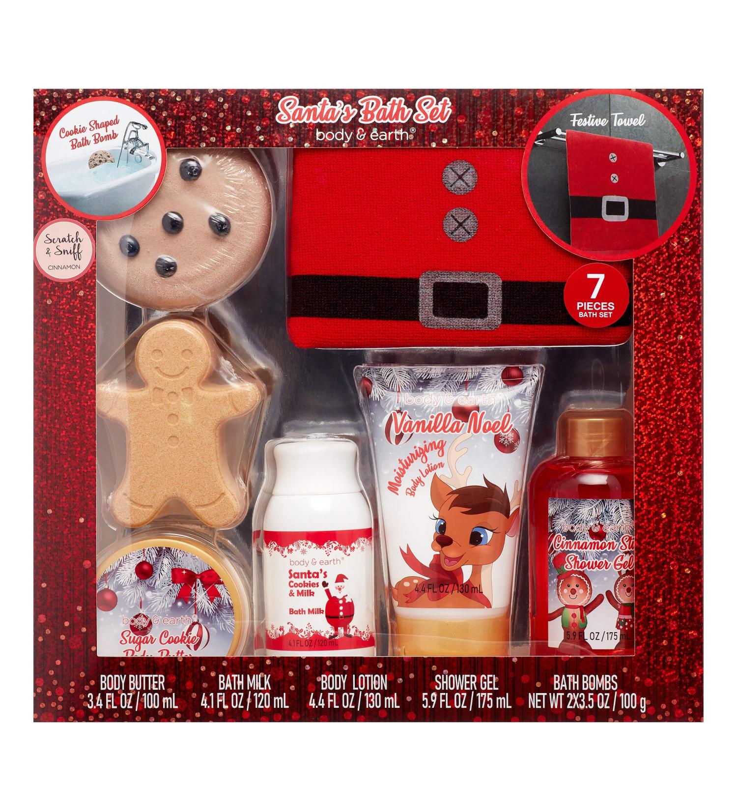 Santa's Bath Set: Festive Holiday Bath Essentials for a Relaxing Soak - Buy Online on GoSupps.com