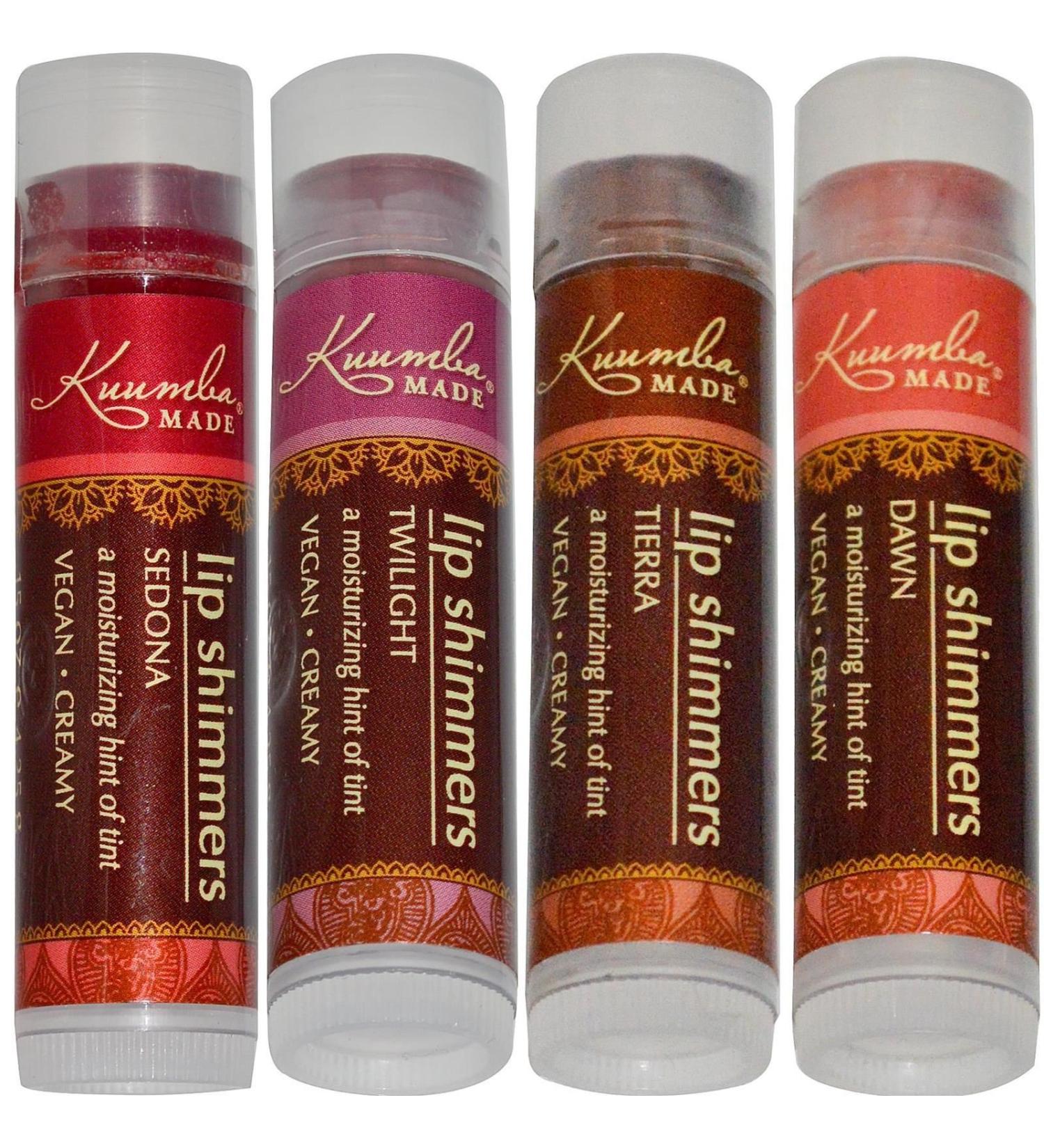 Kuumba Made Lip Shimmers 4 Pack