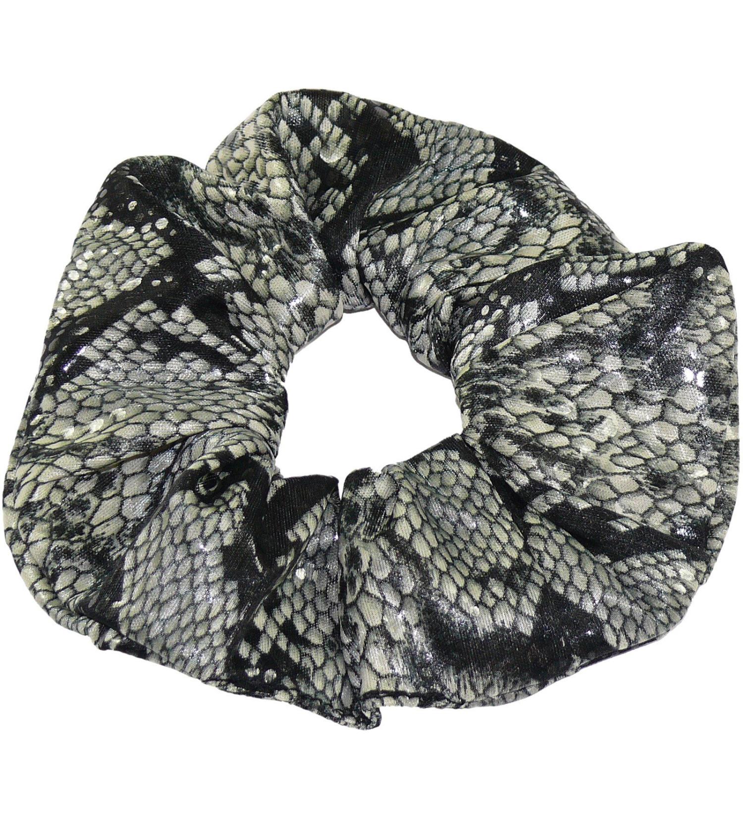 Harrys-Collection hair tie snake pattern one size black