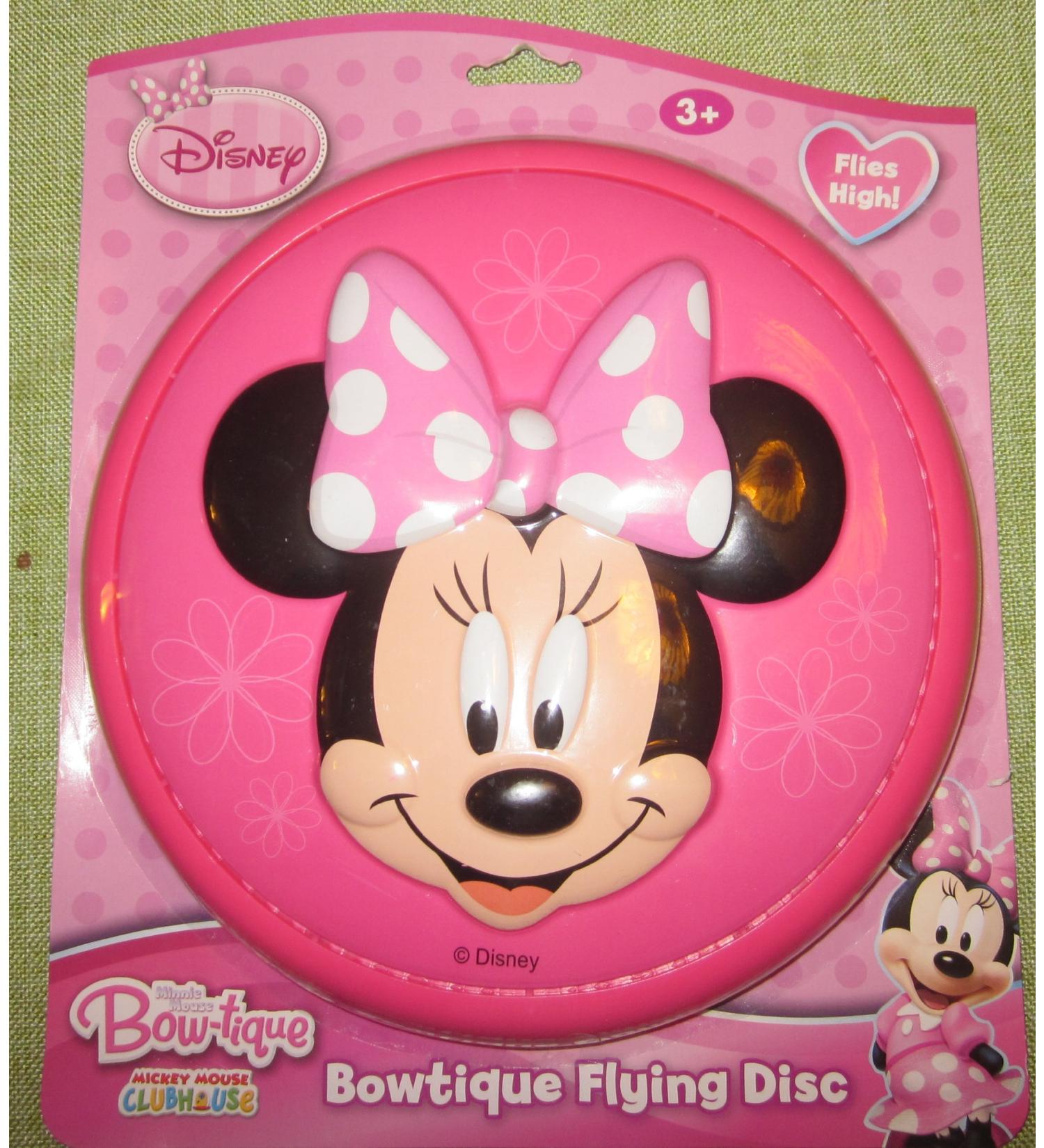 Disney Minnie Mouse Bowtique 9" 3-D Flying Disc