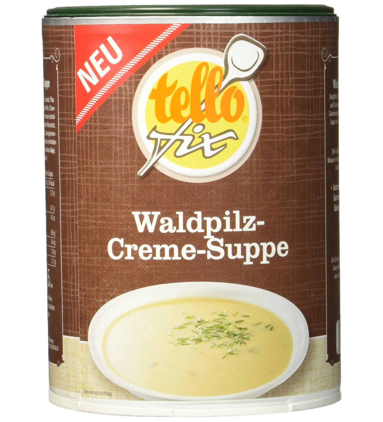 Buy Tellofix Wild Mushroom Cream Soup - 500g | Gourmet International Shipping - Buy Online on GoSupps.com