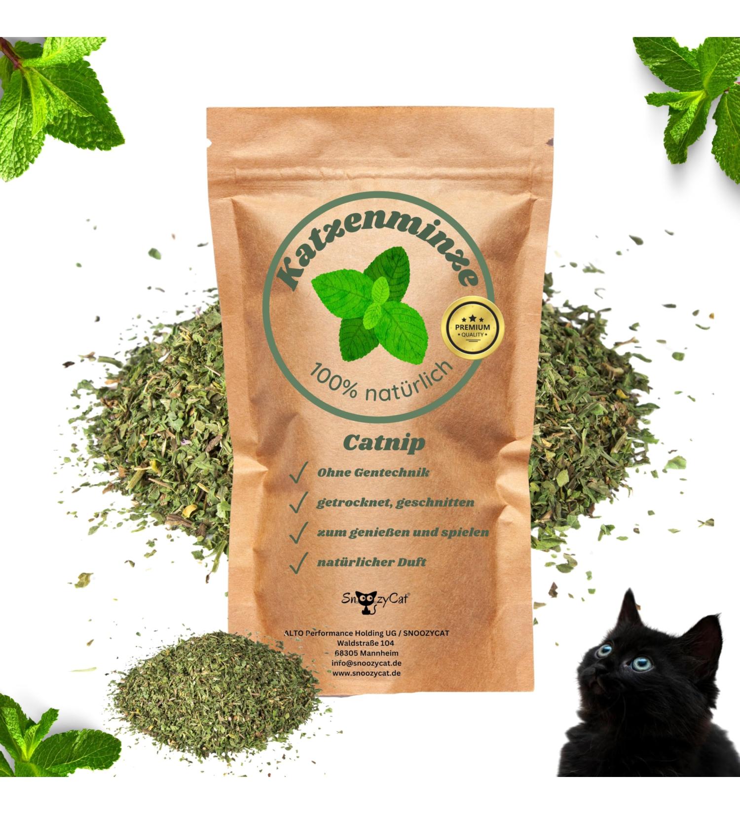 SNOOZYCAT Catnip for Cat Pillow to Fill 30g Loose Mint Natural Cut Scent - Buy Online on GoSupps.com
