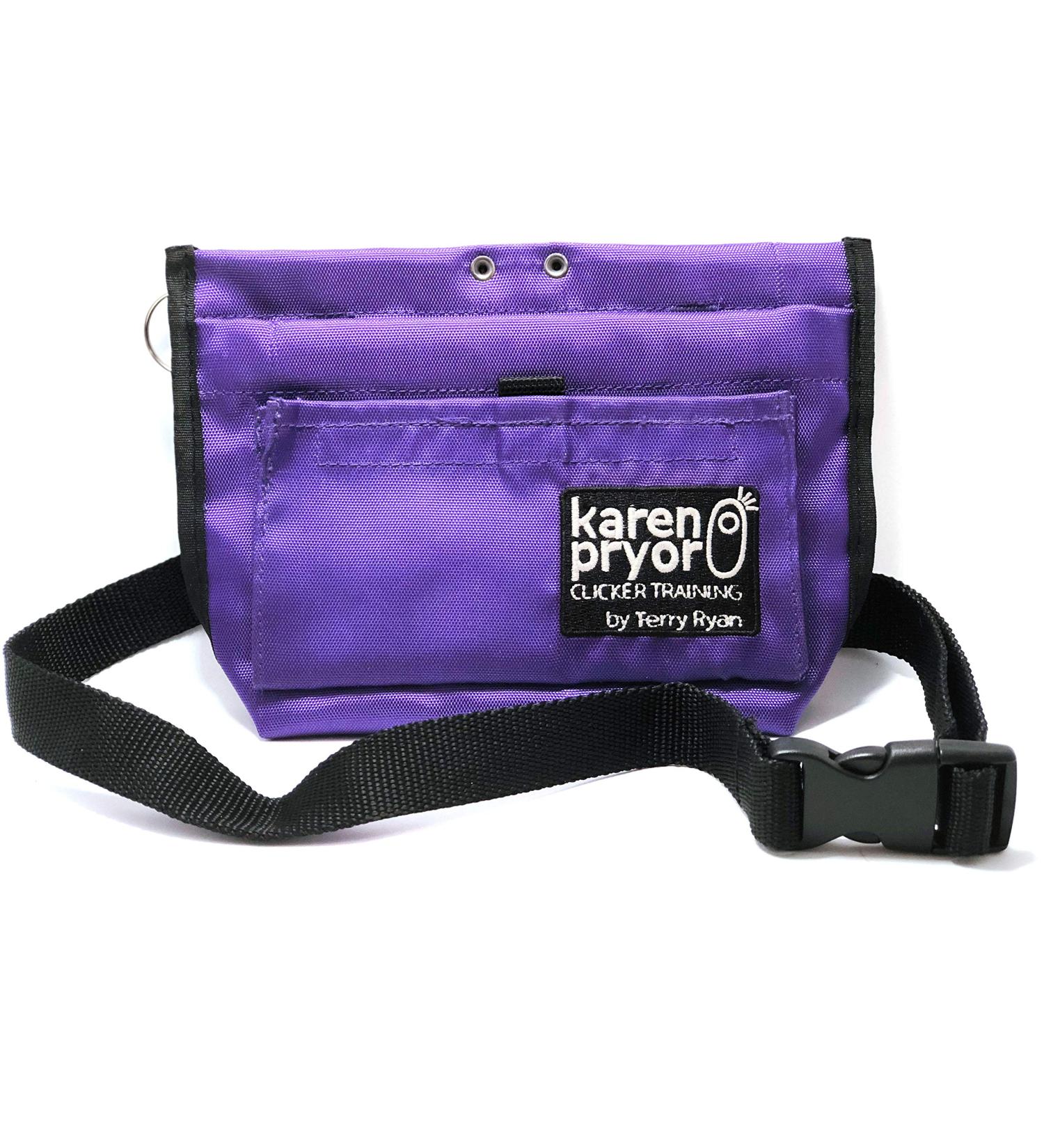 SATOHA Karen Pryor Clicker Training Purple Treat Pouch by Terry Ryan