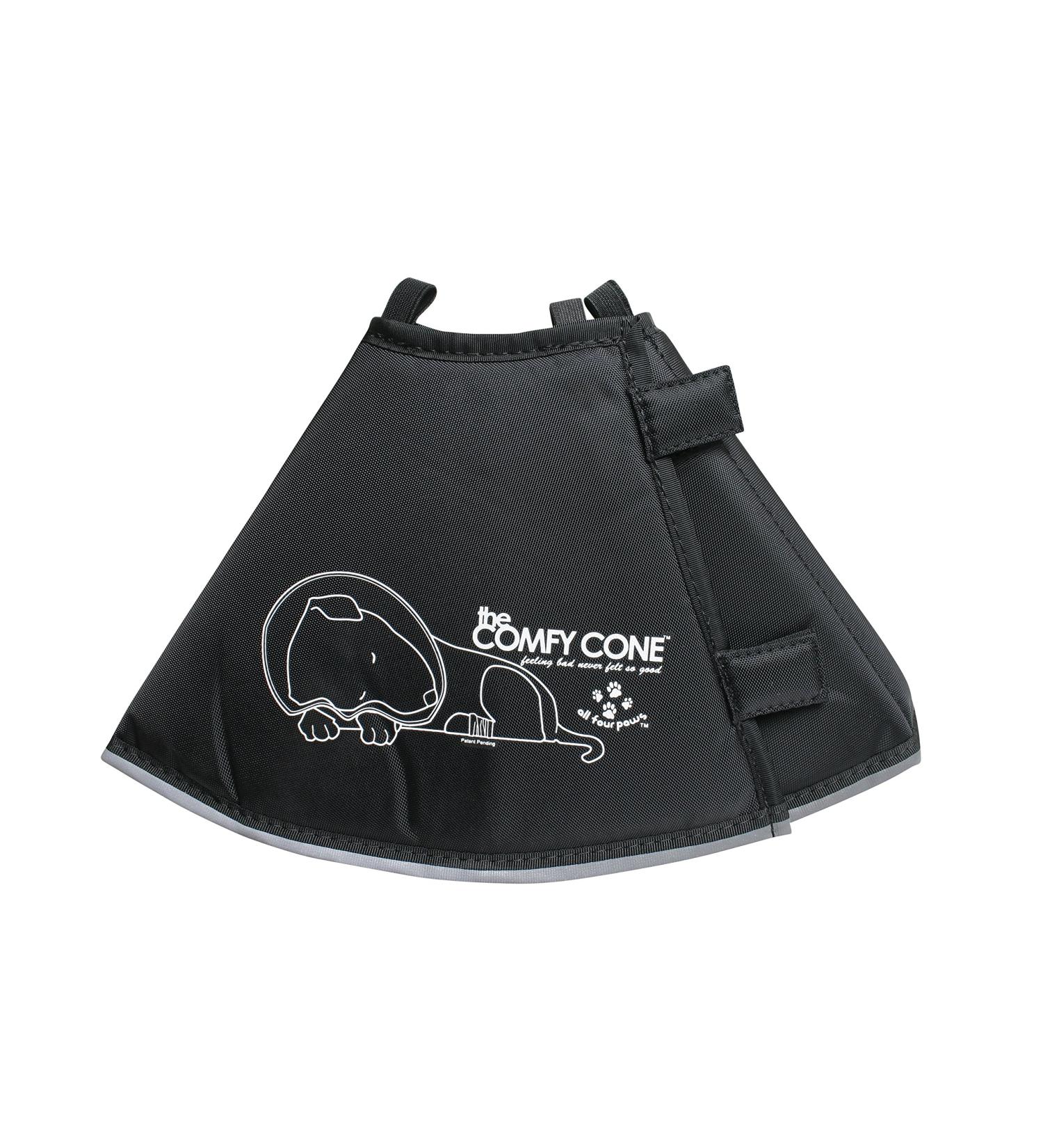Shop All Four Paws Comfy Cone Pet Collar - Small Black | International Shipping Available - Buy Online on GoSupps.com