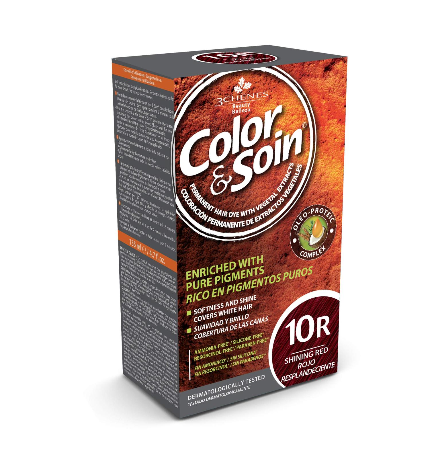 Color & Soin - Permanent Hair Colour & Care - 10r Flamboyant Red - Buy Online on GoSupps.com