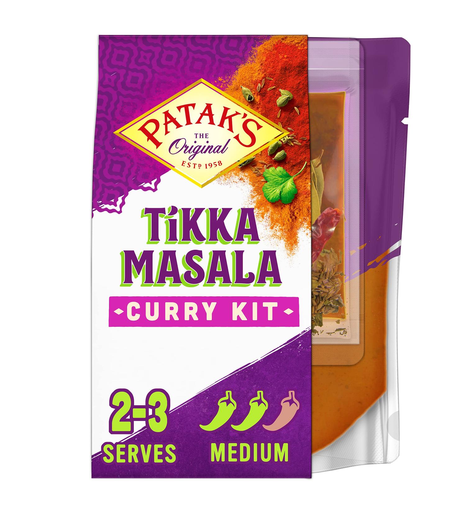 Pataks Tikka Masala Curry Kit 313g - Buy Online on GoSupps.com