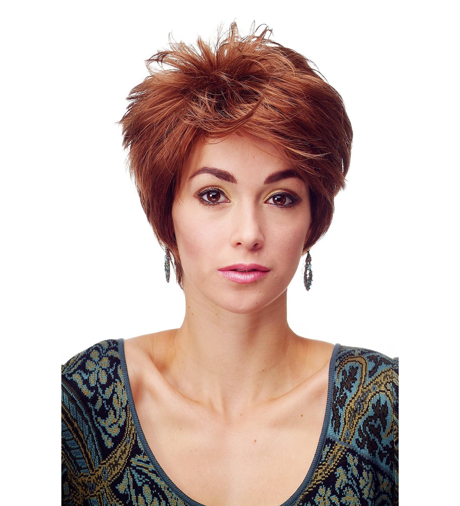 WIG ME UP 81448-30 Ladies Short Teased Wig in Copper Brown | International Shipping Available - Buy Online on GoSupps.com