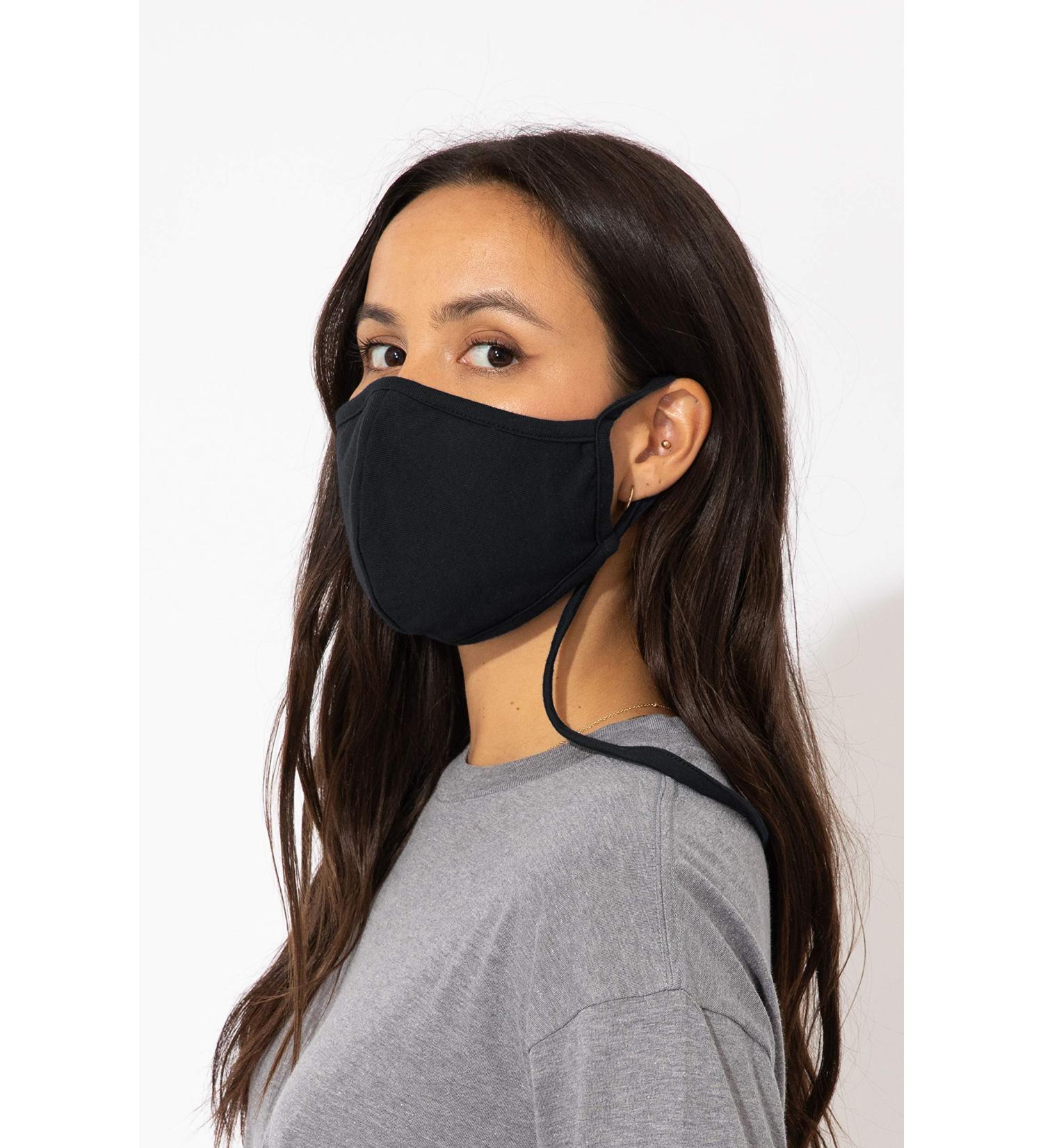 Buy Sub_Urban RIOT Adjustable Ear Loops Black Face Masks - 3 Pack 100% Cotton Neck Strap & Air Filter Pocket Made in USA Fast International Shipping - Buy Online on GoSupps.com